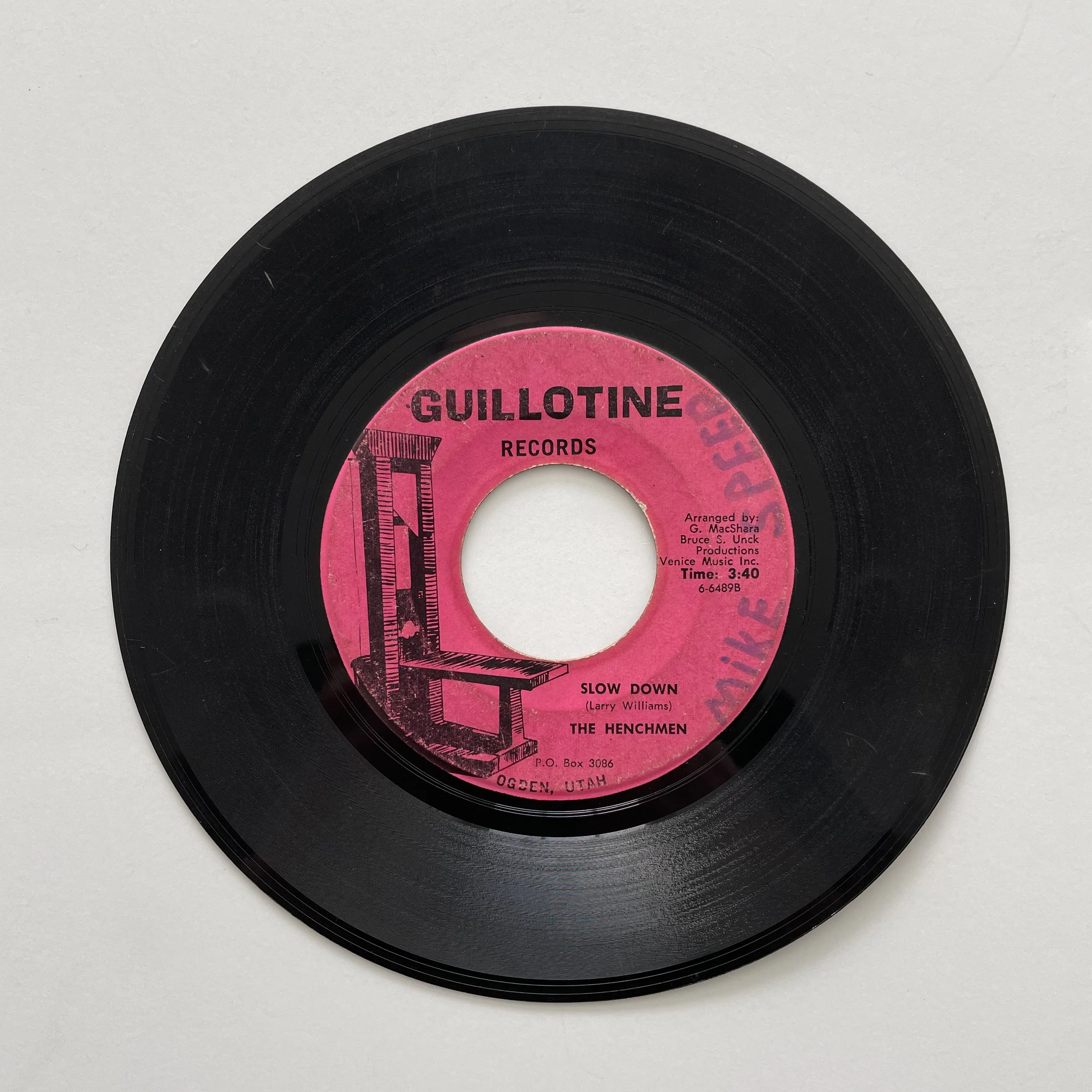 The Henchman - Slow Down / So Lonely