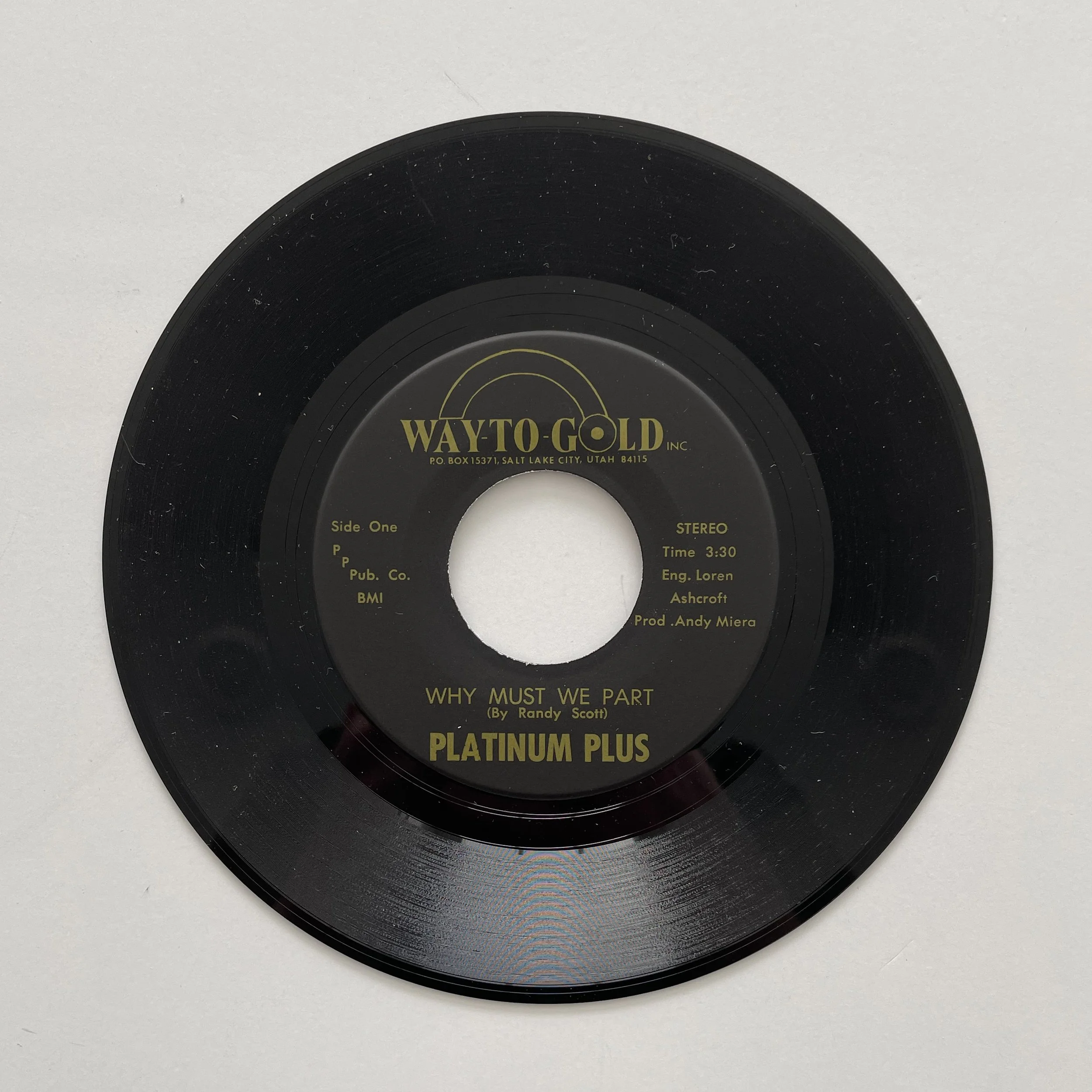 Platinum Plus - Why Must We Part / So Simple (As the Obvious Fact)