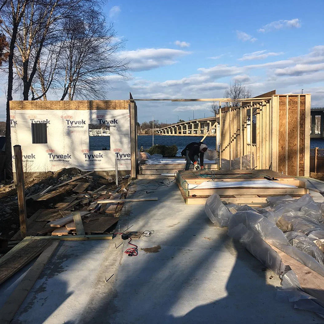 Tear-down stage of a Ready to Sell Renovations build