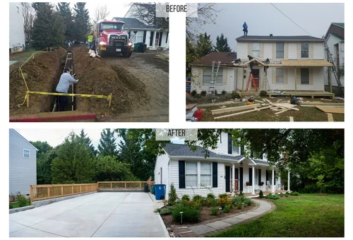 Exterior remodel by Ready to Sell Renovations, Maryland