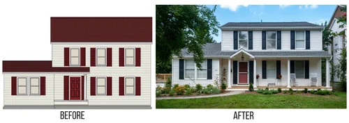 Exterior remodel by Ready to Sell Renovations, Maryland