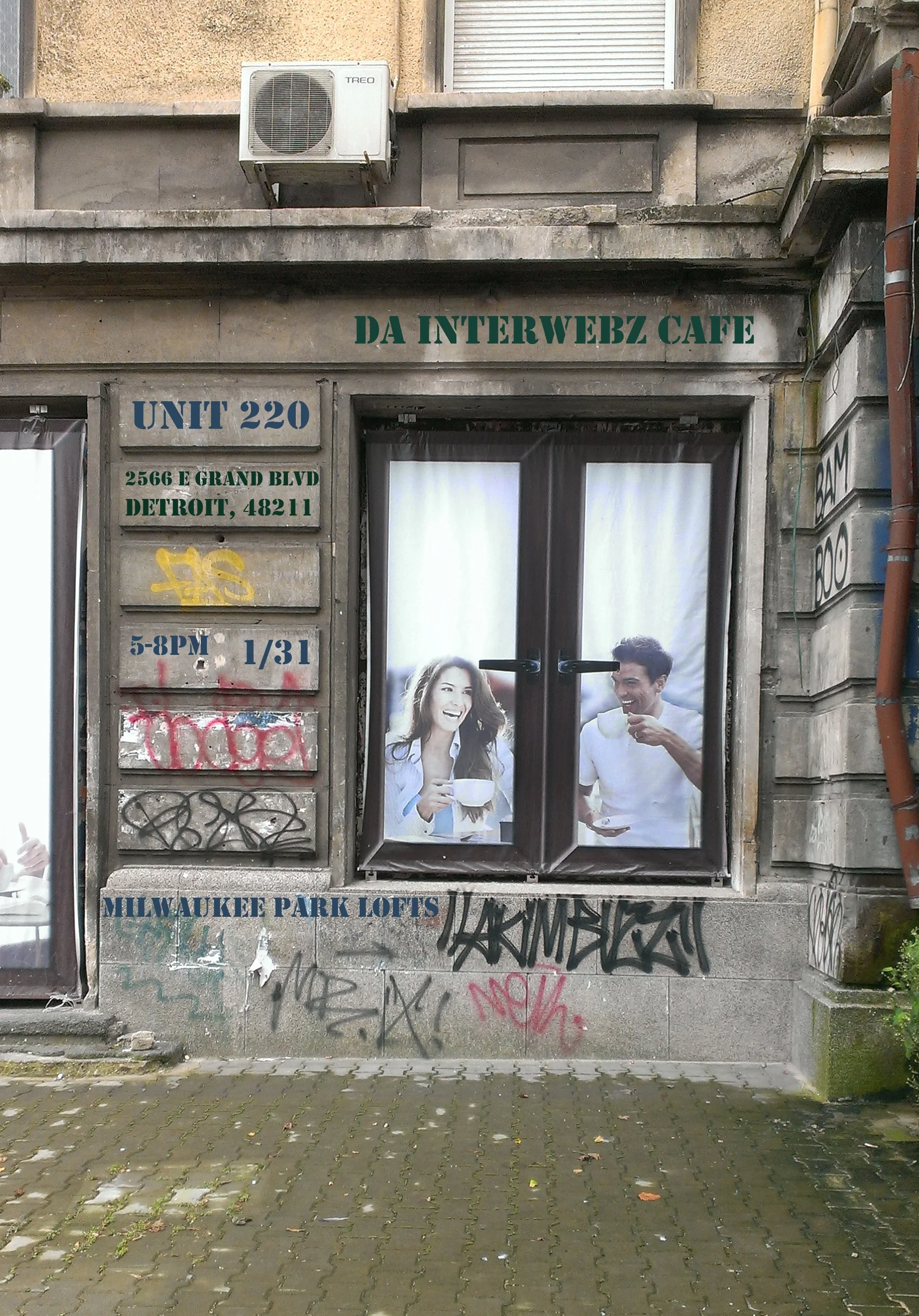 da Interwebz Cafe flyer