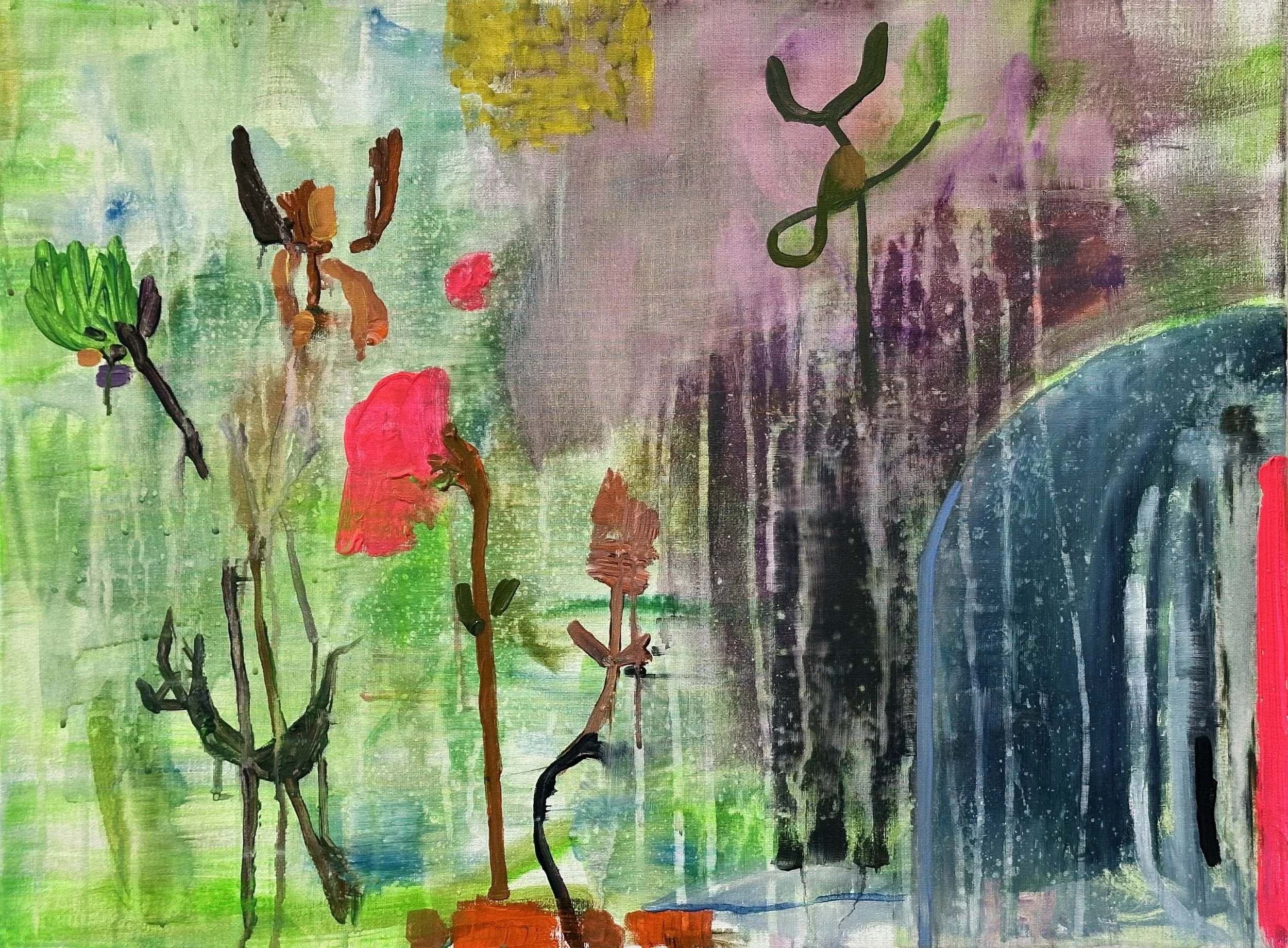 Waterfall and Garden