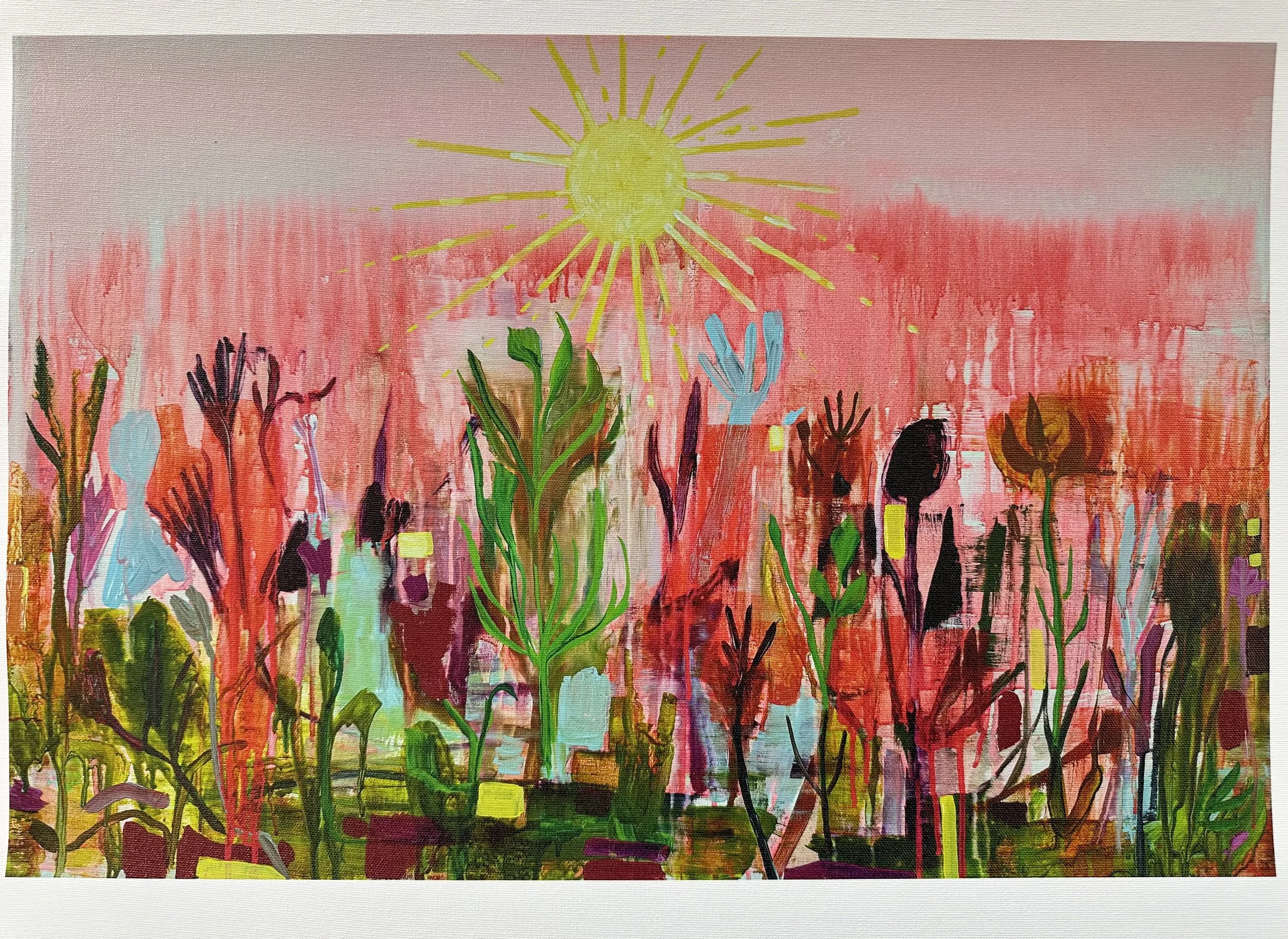 Le jardin et le soleil