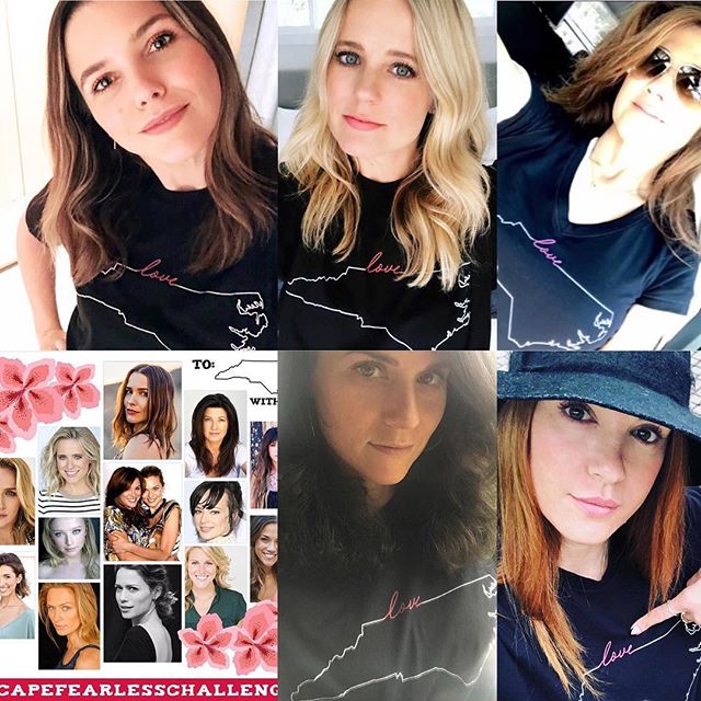 Dress like the OTH women you love! They are sending love to NC and you can too! #onlyonetreehillanditsourhome #capefearlesschallenge #insideoth The link is in the bio