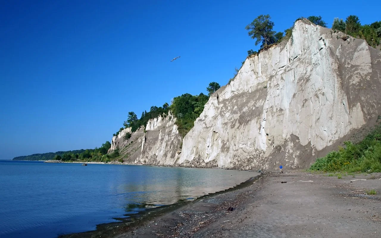 Bluffers Park & Beach Year long, 1 Brimley Rd South While open yearlong, Bluffer's Park does not have adequate winter maintenance, so once the snow melts and the weather warms, this area becomes a haven for the city's nature lovers. The Scarborough Bluffs were formed more than 12,000 years ago from the Wisconsin Glacier, resulting in some of the most naturally beautiful and intriguing landscapes in the city today. The park offers a variety of trails, and even a beach for visitors. While Bluffer's Park is somewhat removed from from central hubs in the city, the marina in the park has a restaurant and bar that guests can visit!