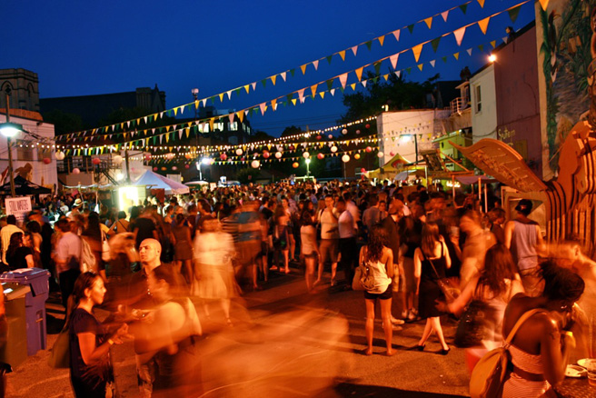 Stop Night Market June 12-13th, 7-10 pm, 181 Sterling Rd Inspired by the many wonderful night markets from across the globe, this market brings together various culinary vendors, alongside performances and artists. It is a fundraiser that works to support 'The Stop Community Food Centre.' This is a nonprofit organization that provides food services in the city. 
