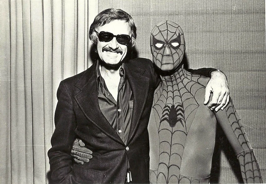 STAN LEE WITH SPIDER-MAN