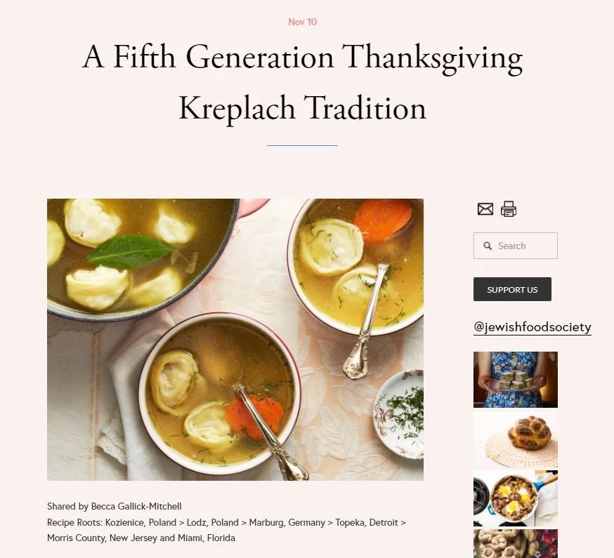 Feeding the Civic Imagination (Part Four): Passing Down and Following Up: Jewish Cuisine’s Umbrella Potential 