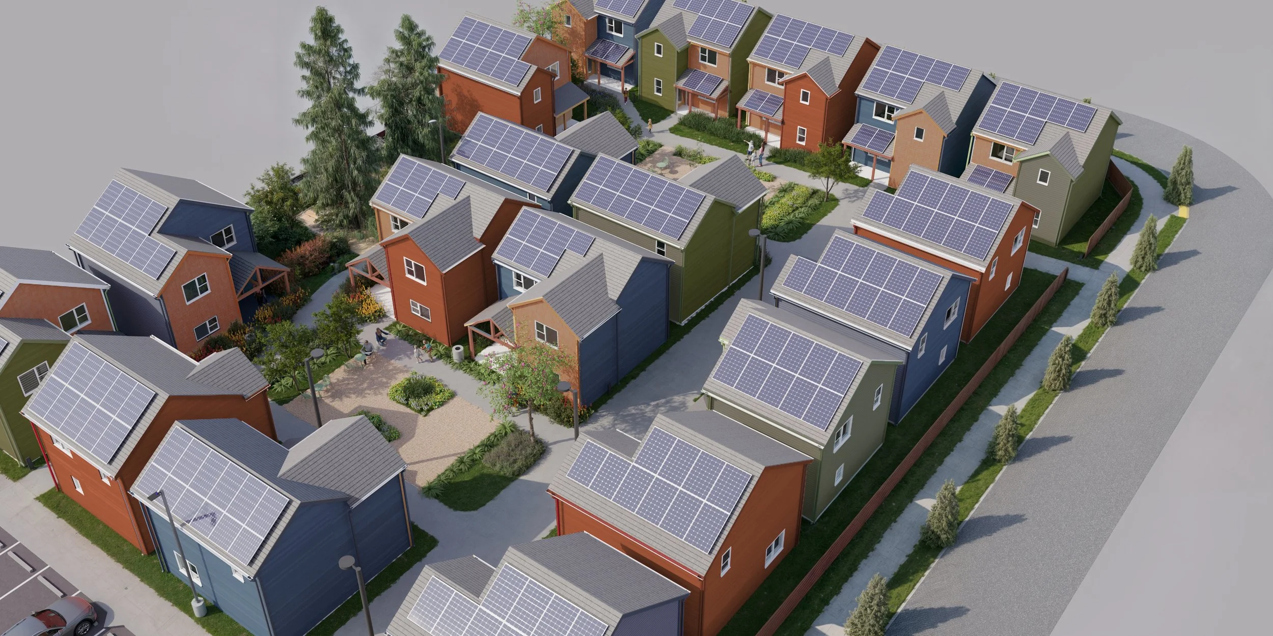 EVERGREEN HABITAT COTTAGE CLUSTERS