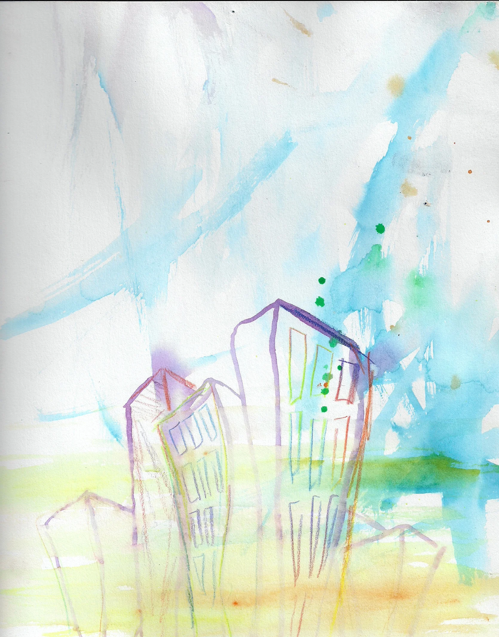  watercolor on paper. 2017. 