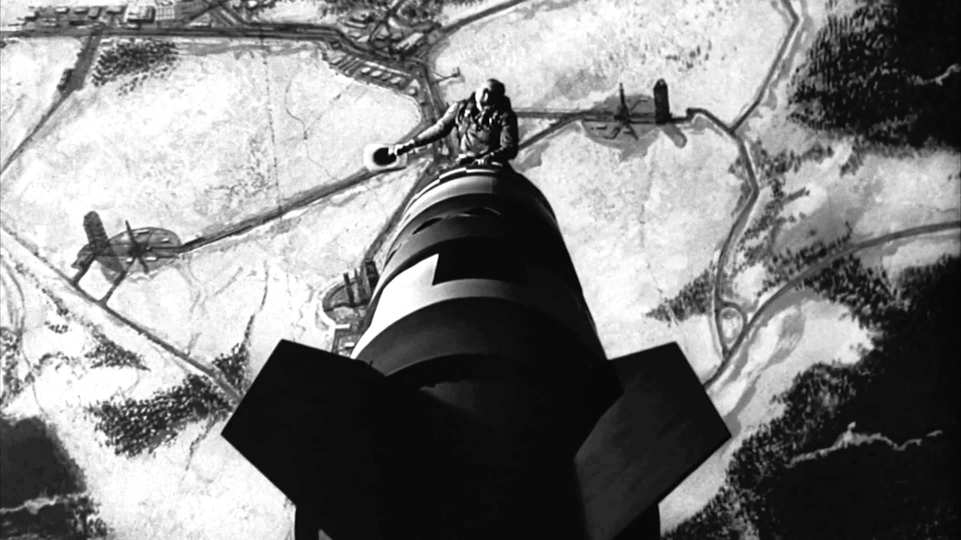 In the early 60's after the Cuban Missile Crisis, Kubrick became absolutely obsessed with the idea of a nuclear holocaust. Combined with his obsession with the analysis of human behavior, we get Dr. Strangelove. This film was originally supposed to be a thriller about the wrong person who pressed the wrong button, yet Kubrick found that the best way to analyse this was through satire and comedy. Dr. Strangelove is about an army general gone mad who sends in nuclear missiles to Russia after believing that the "Red Coats" were infiltrating America. Kubrick with this film, begins analyzing Man "stage" in the Ape-Man-Beyond stage that he laid out for us in 2001. As true and relevant as this film rang in 1964, as history repeats itself, it continues to remain just as relevant today.