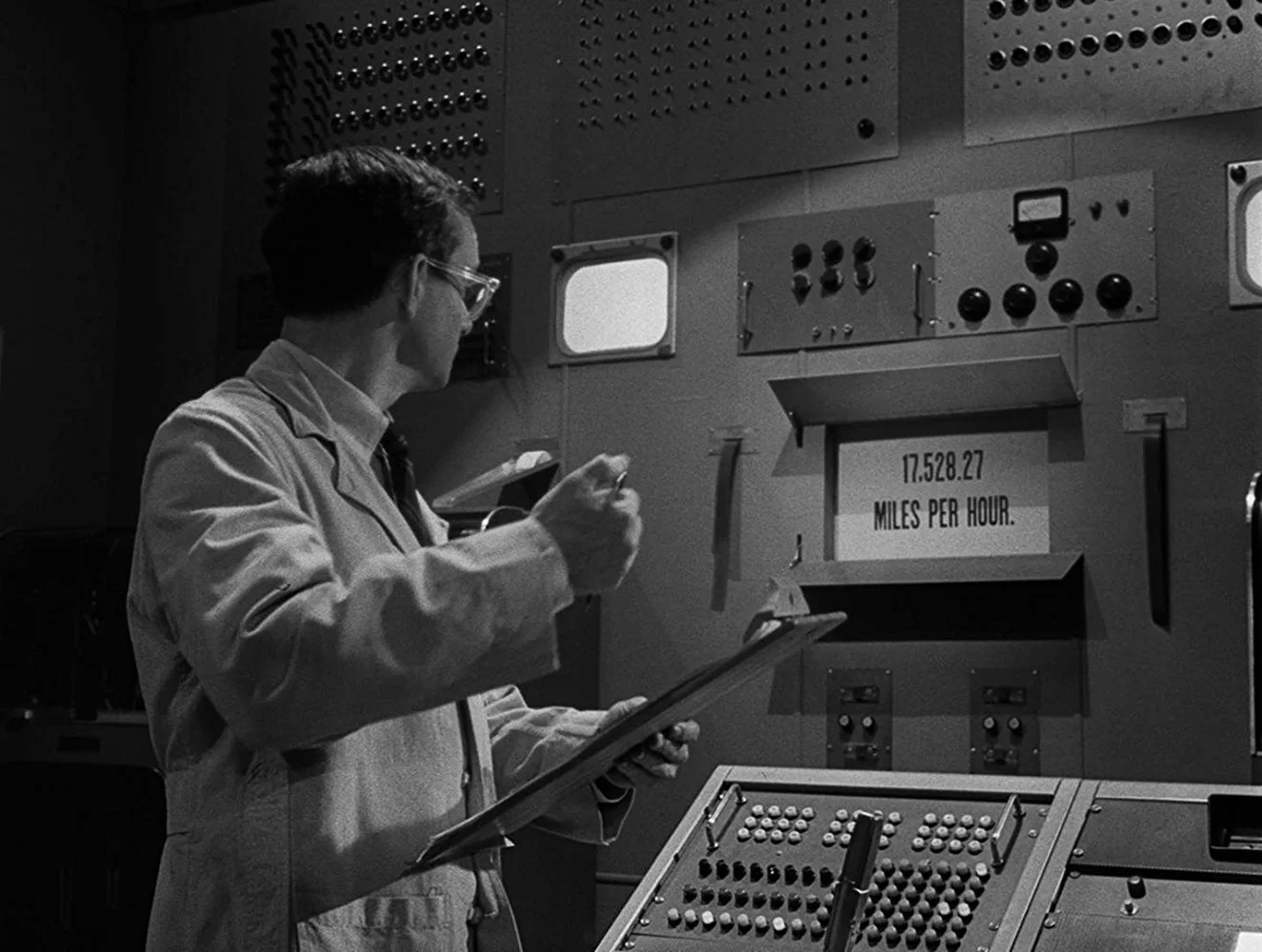 Goofy scientist, James Elwood is the protagonist of this journey into the Twilight Zone. Mr. Elwood finds himself in charge of a very advanced machine named "Agnes" that can compute answers to pretty much any question thrown its way. Sound familiar? It is then that Mr. Elwood falls victim to a very jealous Agnes that is sabotaging all of his chances with the girl of his dreams. This idea might sound familiar if you saw Spike Jonze's film "Her", which owes a lot of credit to this revolutionary episode. Kubrick even touched on this concept of machines having their own personal motives in 2001, when the astronauts AI "HAL" begins to control and off them because of it's own jealousy and motives. Rod Serling sums it up best when he closes the episode by saying: "Machines are made by men for man's benefit and progress, but when man ceases to control the products of his ingenuity, he risks losing the benefit." All I gotta say is Siri better pump the brakes if she thinks about pulling a fast one on me. 