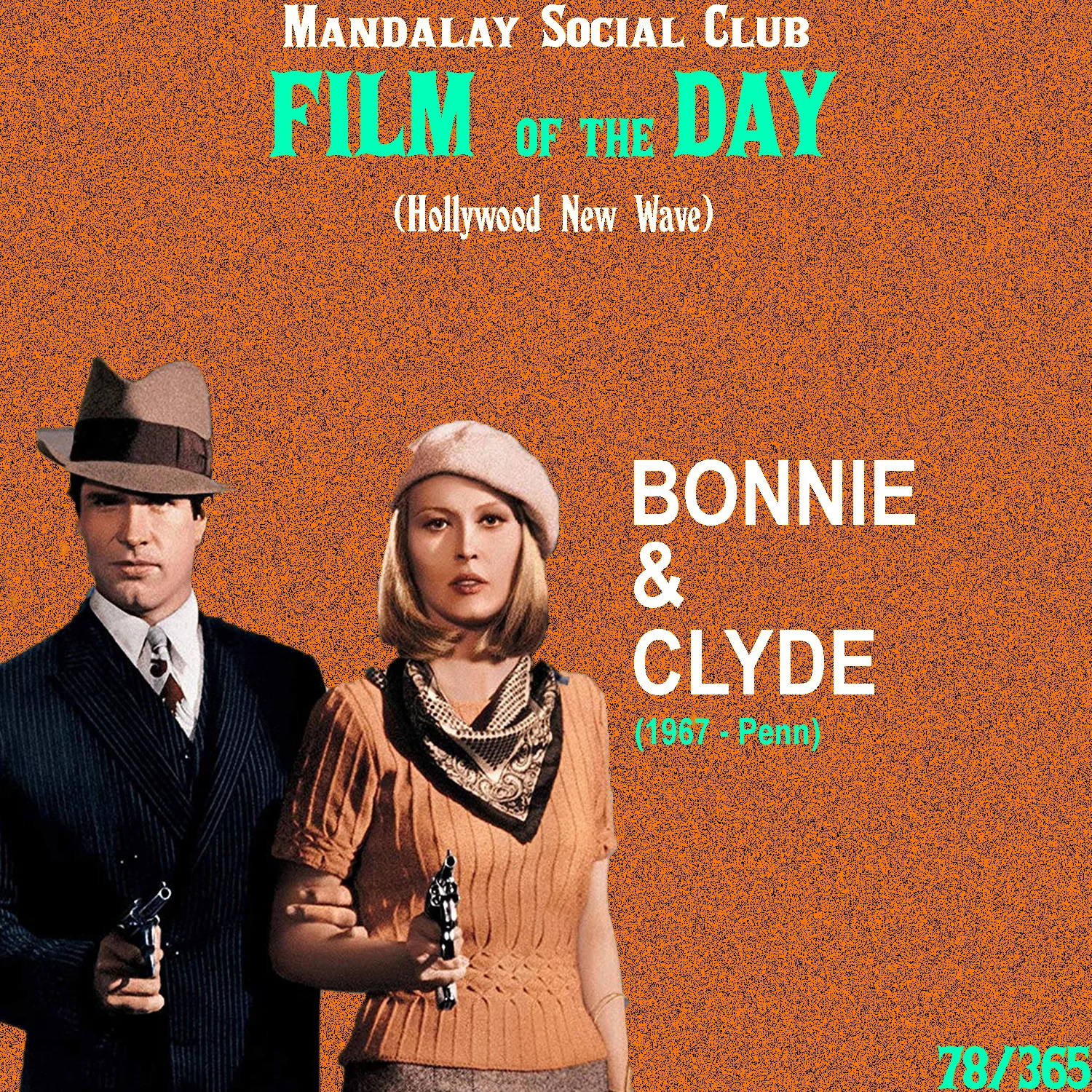 Bonnie & Clyde (dir. Arthur Penn) Bonnie & Clyde is seen as the film that changed it all for Hollywood and helped usher in the New Hollywood wave… This story about love-struck bank robbers resonated with audiences more than anyone could have possibly imagined. Warren Beatty and Faye Dunaway star in the leading roles and what they were able to successfully do was introduce a mixture of violence, sex, and humor that had never been seen in Hollywood films before. Bonnie & Clyde changed the way audiences viewed films. For the first time, audiences were cheering for the outlaws while going against the police officers and sheriffs. This film is much more than just a violent picture about bank robbers, it’s a film about violence against the establishment. It was the first film, along with The Graduate , that young movie-goers identified as ‘theirs.’ Bonnie and Clyde never had much luck during their robbery attempts, but what they did succeed in was defying the socially constructed norms of American society. The hatred and frustration felt towards the government in the 60’s was perfectly personified in the characters of Bonnie & Clyde as they fight back against all authority, leading up to one of the most unforgettable climaxes in film history. 5/5 WATCH: iTunes
