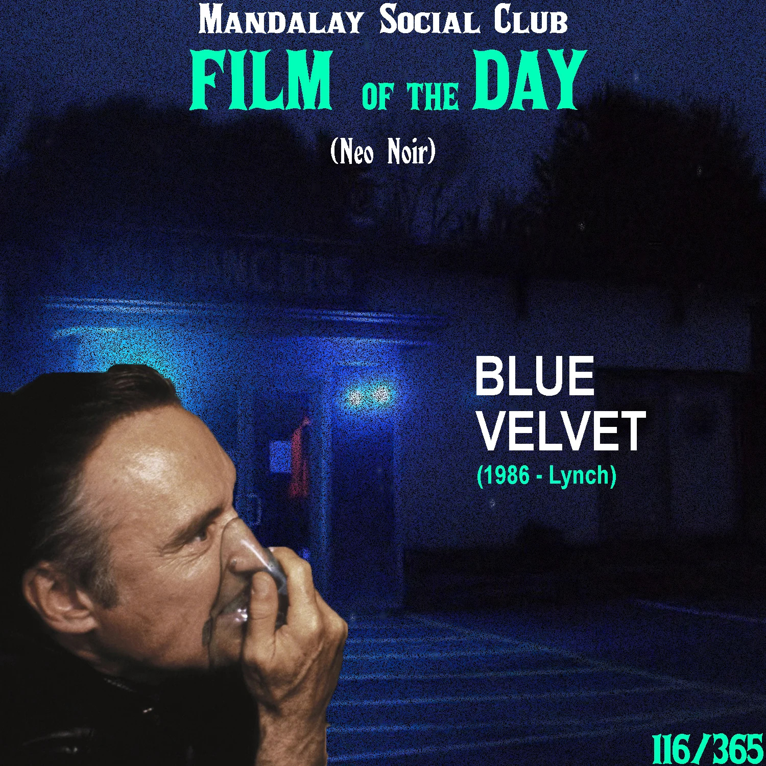 BLUE VELVET (dir. David Lynch) I’m going to try to compose myself for this one, considering Blue Velvet is my favorite film of all time. Blue Velvet is one of David Lynch’s many masterpieces and stars Kyle Machlachlan as Jeffery, a student in town from school when his father falls ill. While walking home from the hospital he spots a severed ear on the ground and decides to take it to the detective. This leads Jeffrey on a surreal journey through the dark underworld of a suburban American town lead by the violently wild Frank Booth, played by Dennis Hopper in arguably his career defining performance. David Lynch set this story in the suburban town of Lumberton, North Carolina; a nice, quiet slice of Americana. However, Lynch takes the noir approach and expands it to depths never reached before within the genre. Lynch shows us how noir elements are universal and introduces these elements in conjunction with surrealism to make for one of the most original mysteries/neo-noirs of all time! 5/5 WATCH: Putlocker, iTunes