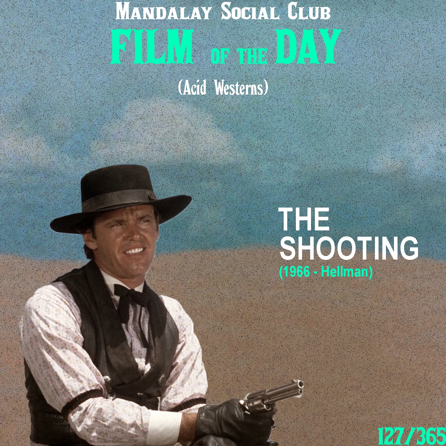 THE SHOOTING (dir. Monte Hellman) This film was a project directed by Monte Hellman that was unanimously produced by the great Roger Corman. Hellman and Corman worked on quite a few pictures together, but to me, none of them compare to his 1966 Acid Western The Shooting . The Shooting stars Warren Oates as Willet Gashade, an ex-bounty hunter who, along with his dopey friend Coley, meet a mysterious woman (Millie Perkins) who enters into their camp without any warning. She needs their help crossing the desert and she pays them handsomely, however she refuses to tell them why she’s going where she’s going. Along the way, the group encounters Billy, played by a young Jack Nicholson, who’s been tailing them the whole time. Turns out that he and the mysterious woman have something in cahoots, but Willet can’t figure out for the life of him what it is. The Shooting is now looked back on as one of the first Acid Westerns of all time. As opposed to the traditional Western where the world was portrayed through the lens of the western frontier, The Shooting strips all the home-comfort of the Western genre and uses the barren atmosphere to create a haunting sense of existential anxiety and paranoia-induced dread. Death is always just over their shoulder and with the introduction of Nicholson’s character, death is quite literally over their shoulder. 5/5 WATCH: The Criterion Channel