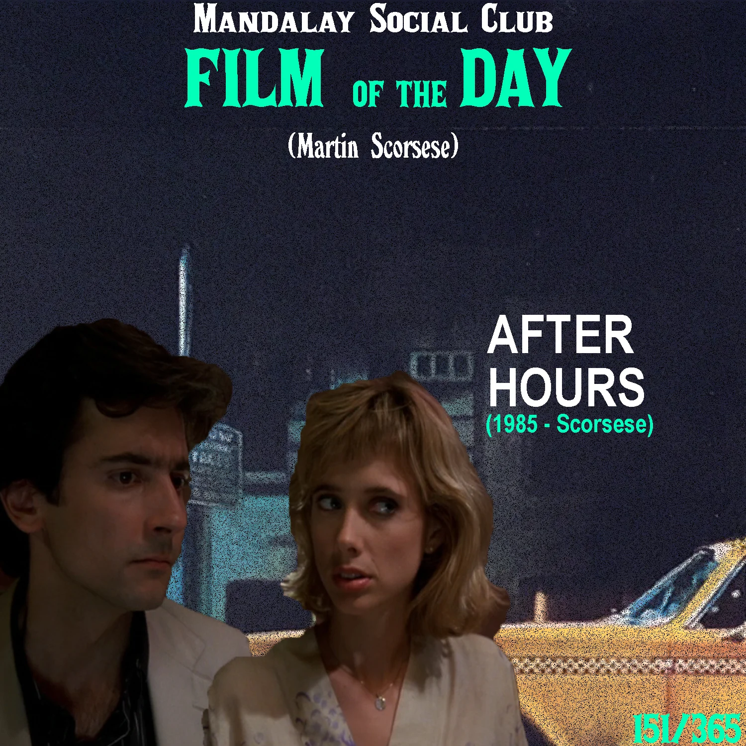 AFTER HOURS (dir. Martin Scorsese) Alright, I know I said The King of Comedy was overlooked, but After Hours might have it beat. After Hours isn’t a film that gets looked at like Taxi Driver, Raging Bull, or Goodfellas , but it has always been my personal favorite film of Scorsese’s. Griffin Dunne stars as Paul Hackett, an everyday guy who meets Marcy, an eccentric attractive young woman at a diner one night. After meeting Marcy, his entire evening takes on a surreal and consequential turn as Paul keeps finding himself getting in more and more trouble, the longer the night goes on. Scorsese made After Hours in an effort to return to his roots when he wasn’t able to get his passion project, the Last Temptation of Christ , made. After Hours is fairly plotless and I’ve always compared it’s structure to that of Easy Rider . There is no real over-arcing premises, it’s just one decision followed by another that dictates the next. Just like life. 5/5 WATCH: iTunes (RENT), Putlocker (FREE)