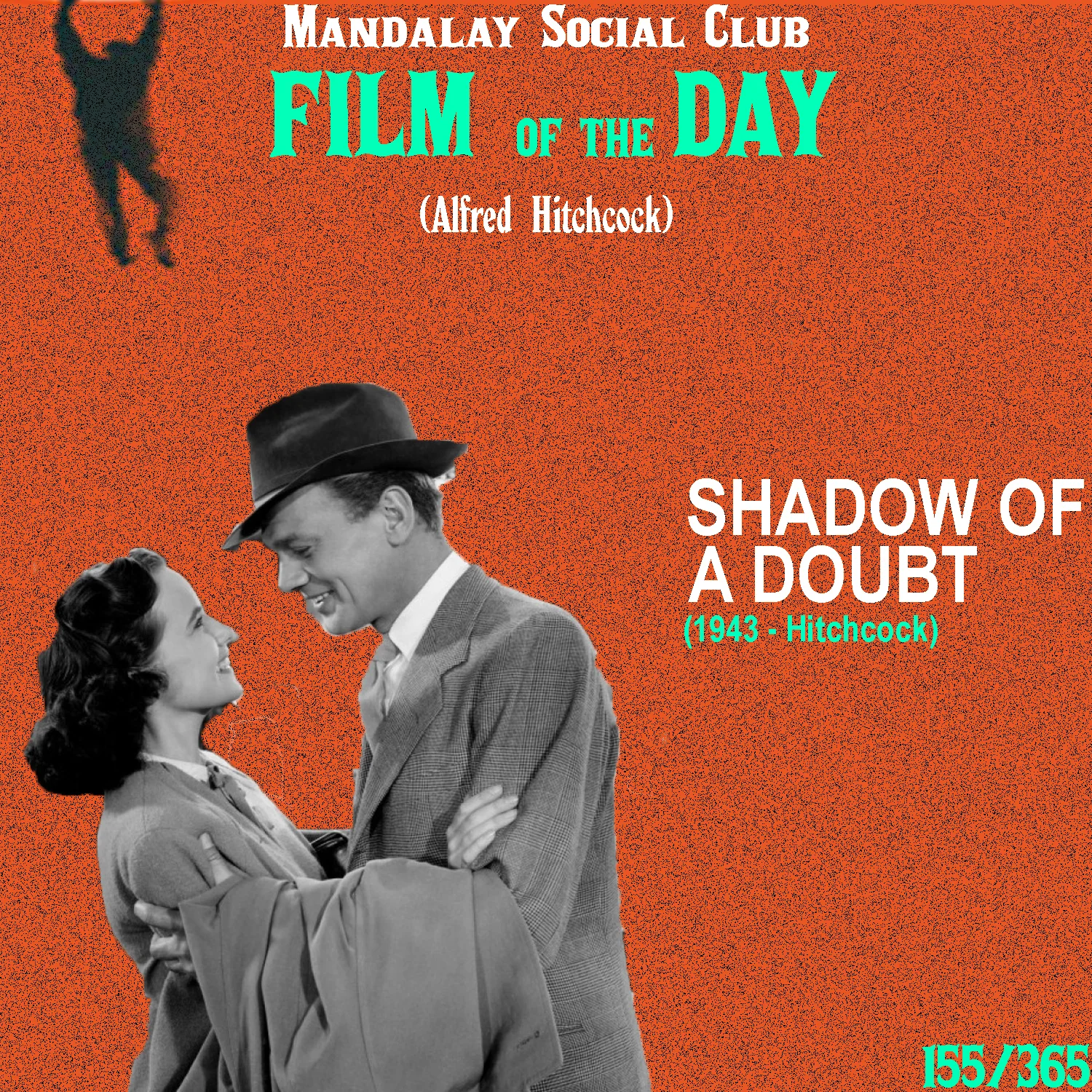 SHADOW OF A DOUBT (dir. Alfred Hitchcock) We start our Hitchcock retrospective with what Hitch himself has hailed as his favorite film of his: Shadow of a Doubt! Starring Joseph Cotten as Uncle Charlie, a mysterious man who telegram’s his sister to let her know that he will be making an impromptu visit to Santa Rosa, CA and wishes to stay with them. Most excited of the family is the eldest daughter, also named Charlie after her favorite uncle. Everyone’s in high spirits when Uncle Charlie arrives, however Young Charlie starts to suspect that her loving uncle might be hiding something. Her suspicions are confirmed when a couple of G Men arrive at the house and seem oddly interested in Uncle Charlie. Shadow of a Doubt isn’t as much of a pure shock piece like many of Hitchcock’s other films and it’s thrills come from its slow burn. Shadow of a Doubt slowly itches toward a powerful climax, but leaves you guessing until the third act. Joseph Cotten gives an incredible performance as the villain, a role he rarely ever played, and allows us to be drawn in with his charisma only to be utterly surprised by the secrets he has revealed. Shadow of a Doubt is one of the first true masterpieces of Hitchcock! 5/5 WATCH: YouTube
