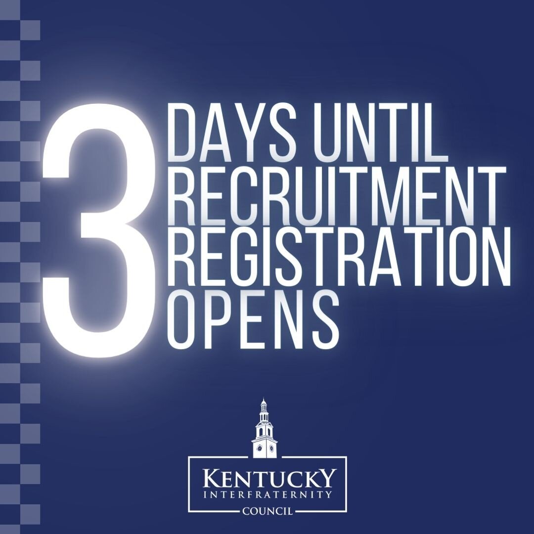 Happy summer wildcats! It's almost here, recruitment registration opens in 3 days! Are you ready?