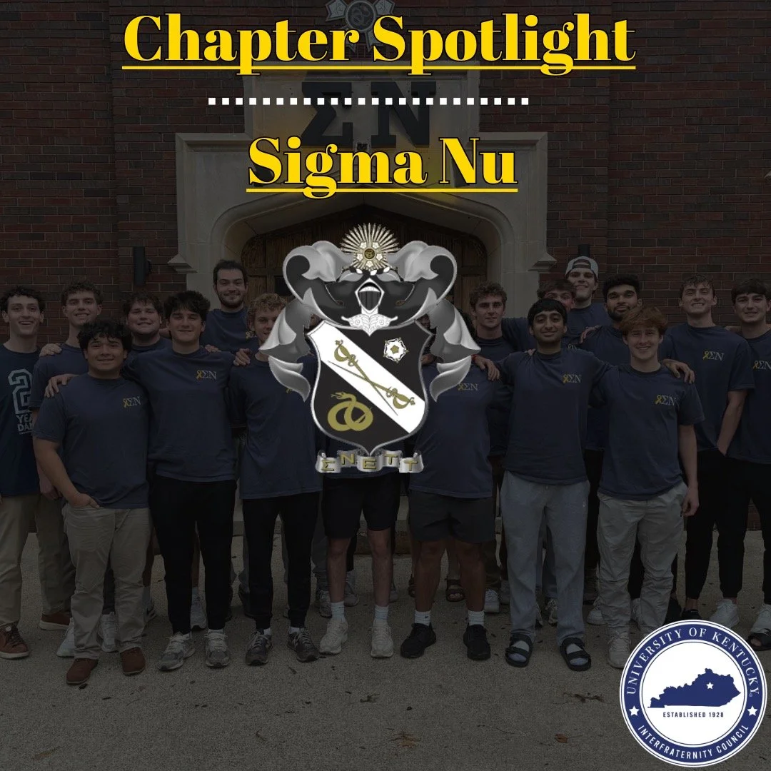 For our next Chapter Spotlight, we have the Sigma Nu fraternity here at the University of Kentucky &mdash; swipe to find out more!

#IFC #SigmaNu #UKY #Kentucky