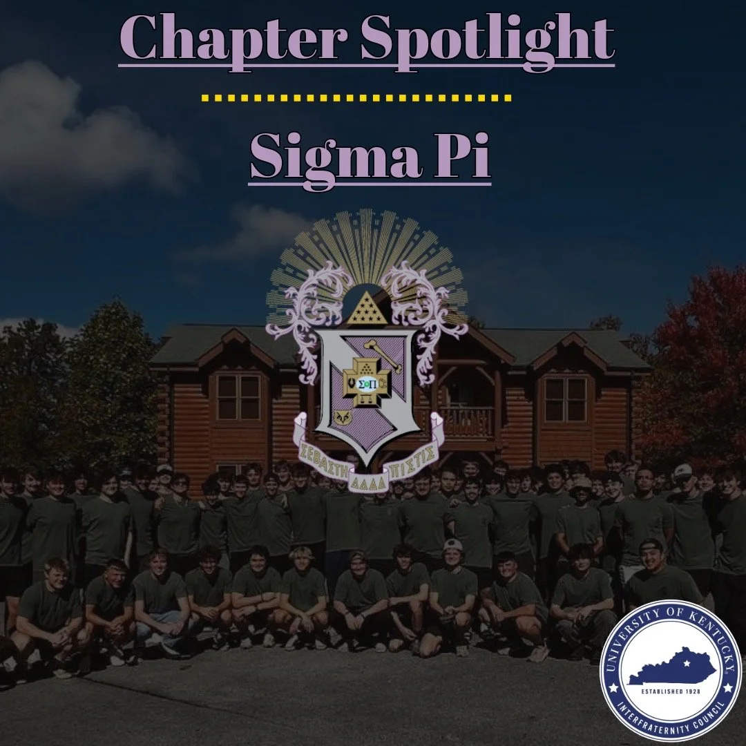 For our next Chapter spotlight, we have the Sigma Pi fraternity here at the University of Kentucky, swipe to find out more!

#IFC #SigmaPi #UKY