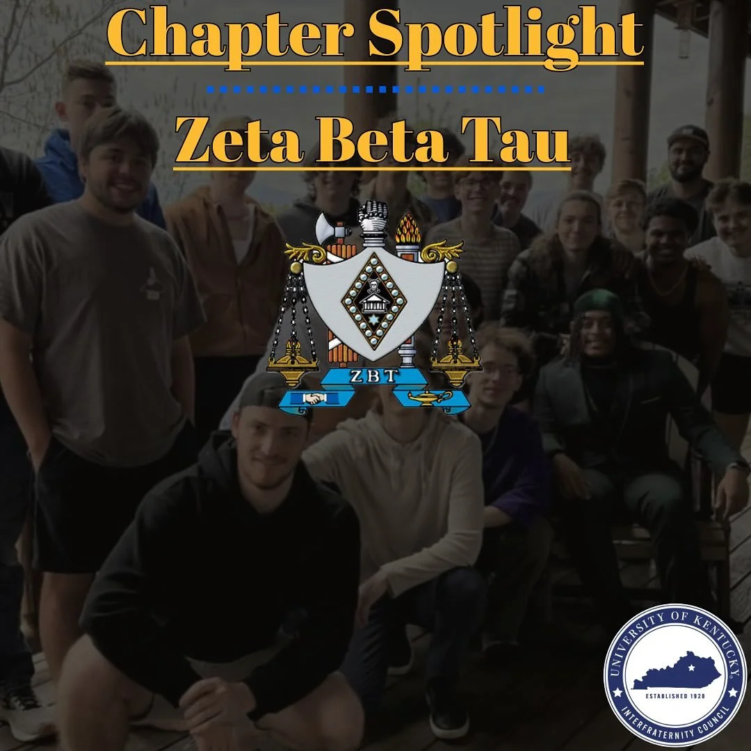 For our next Chapter spotlight, we have the Zeta Beta Tau fraternity here at the University of Kentucky &mdash; swipe to find out more!

#IFC #ZBT #ZetaBetaTau #UKY #Kentucky