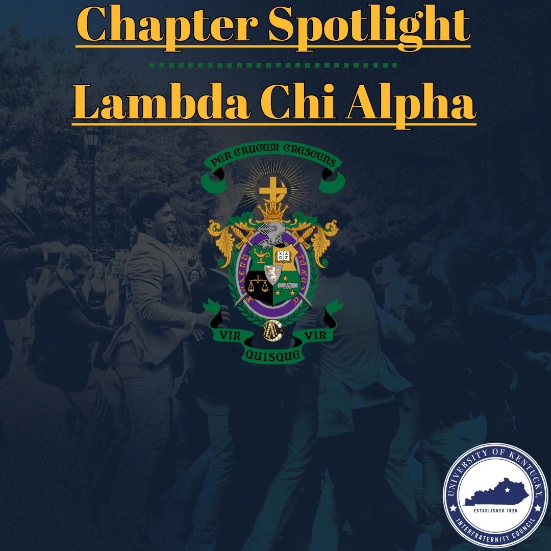 For our next Chapter spotlight, we have the Lambda Chi Alpha fraternity here at the University of Kentucky &mdash; back on campus for the first time in over a decade! Swipe to find out more!

#IFC #LambdaChiAlpha #LambdaChi #UKY #Kentucky