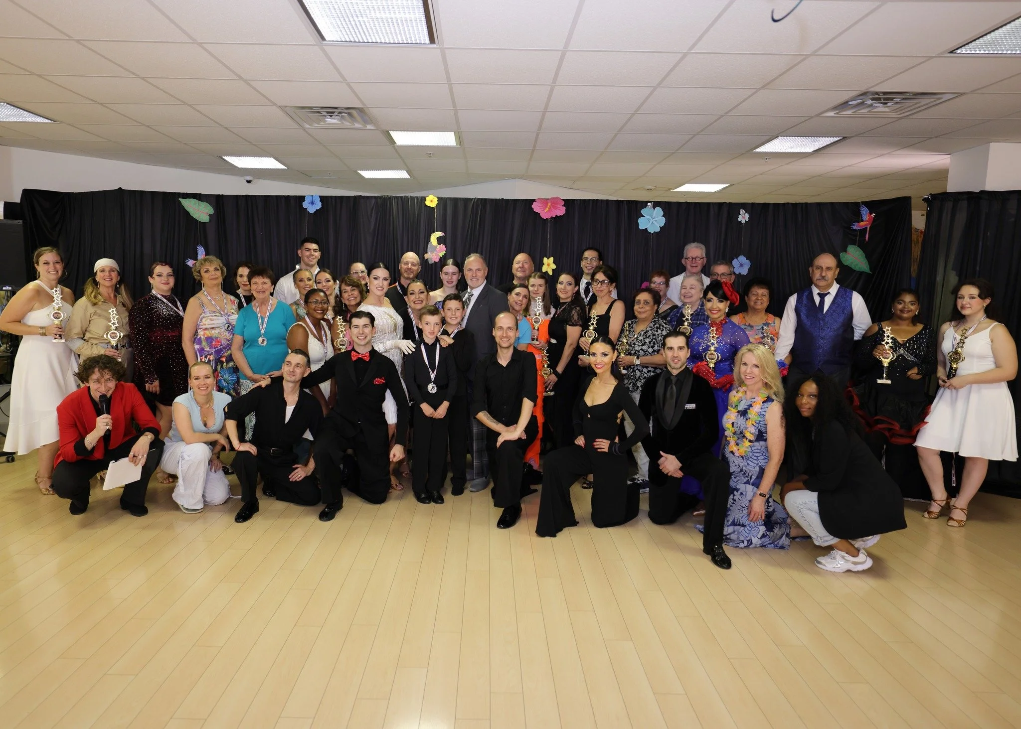 Summer Showcase participants gather for a group photo at Dance Fire