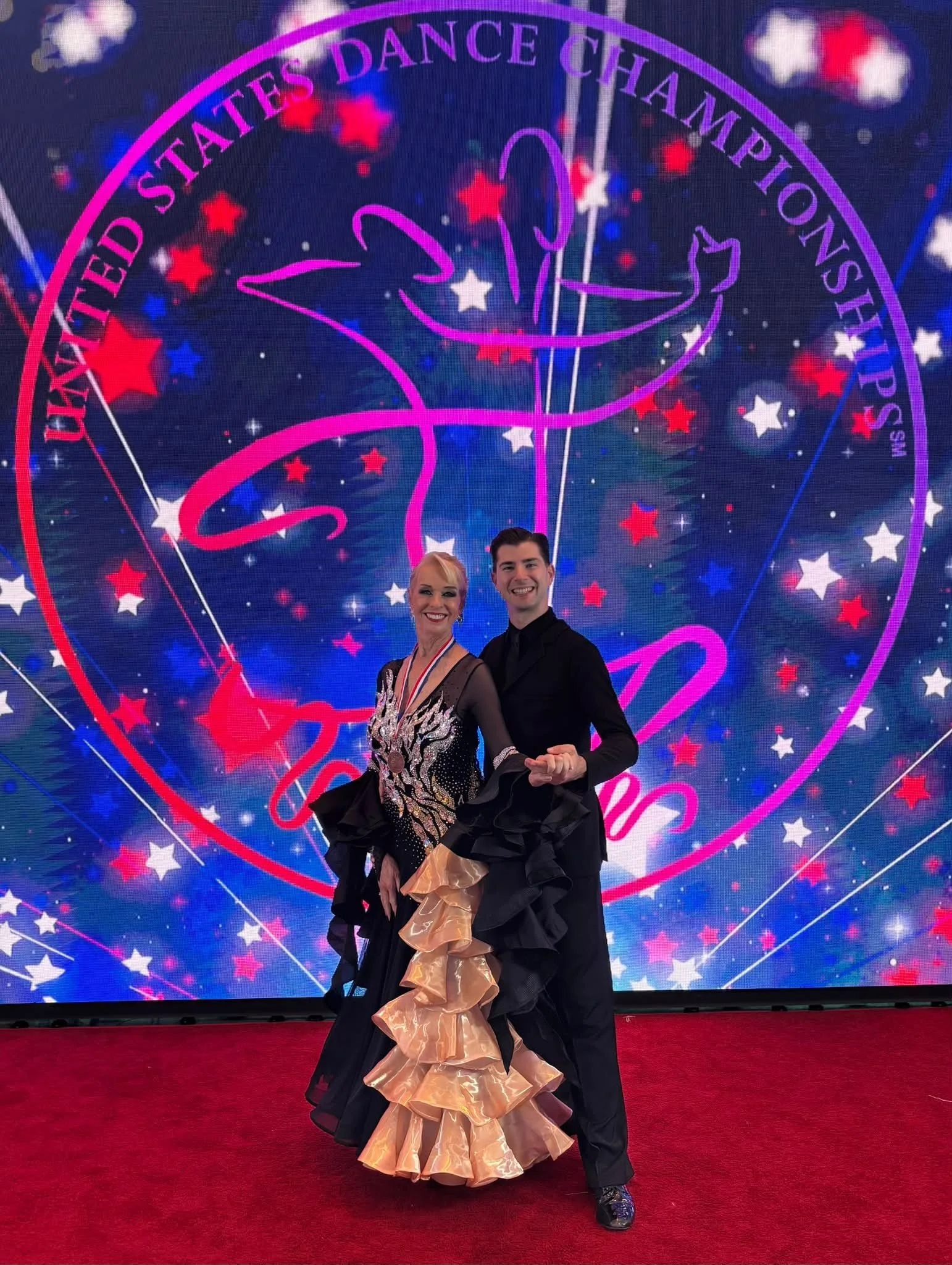 Jeanette and Florin at the United States DanceSport Championships in September 2026