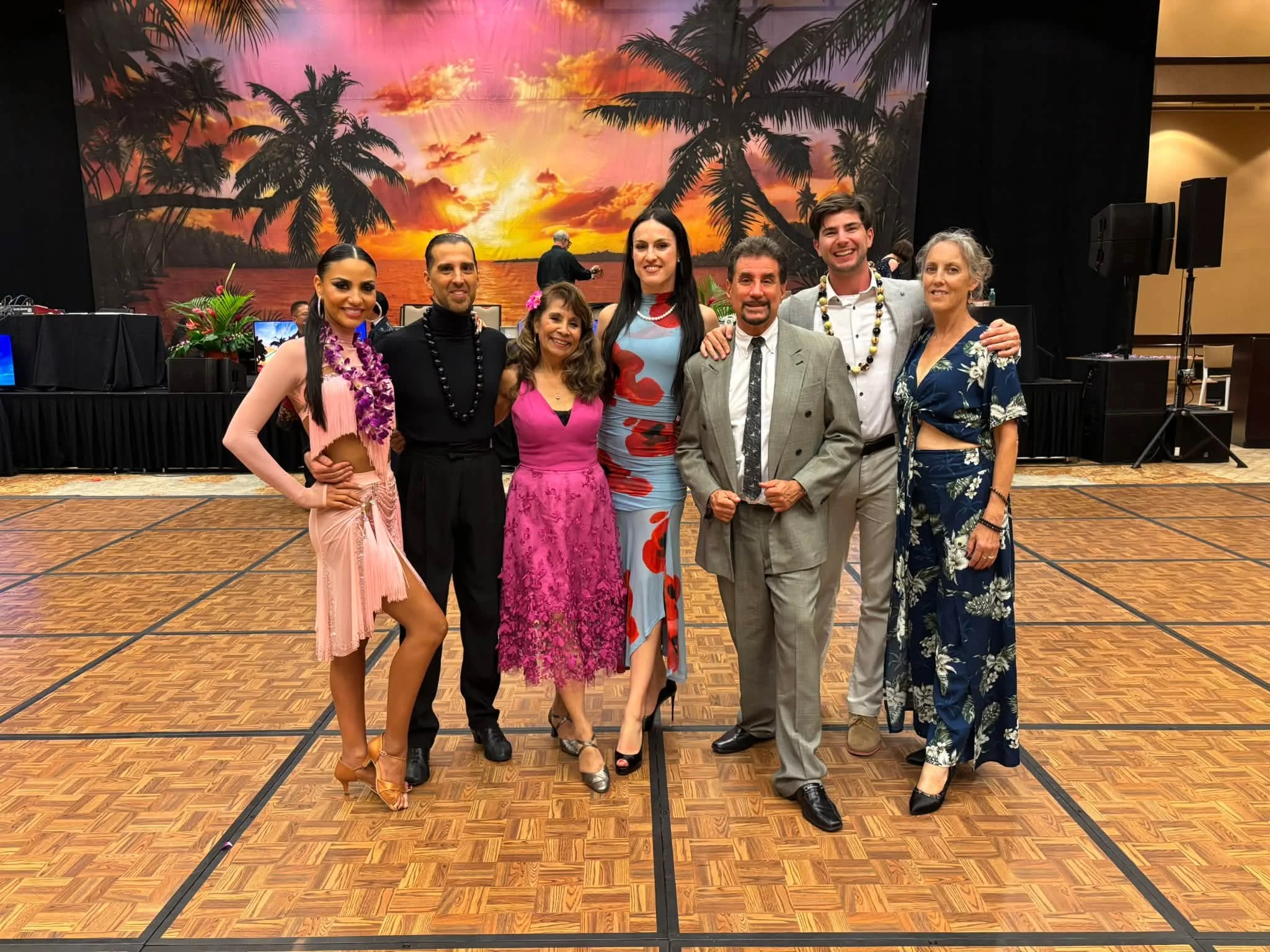 Dance Fire participants gather for a Hawaii Star Ball team portrait