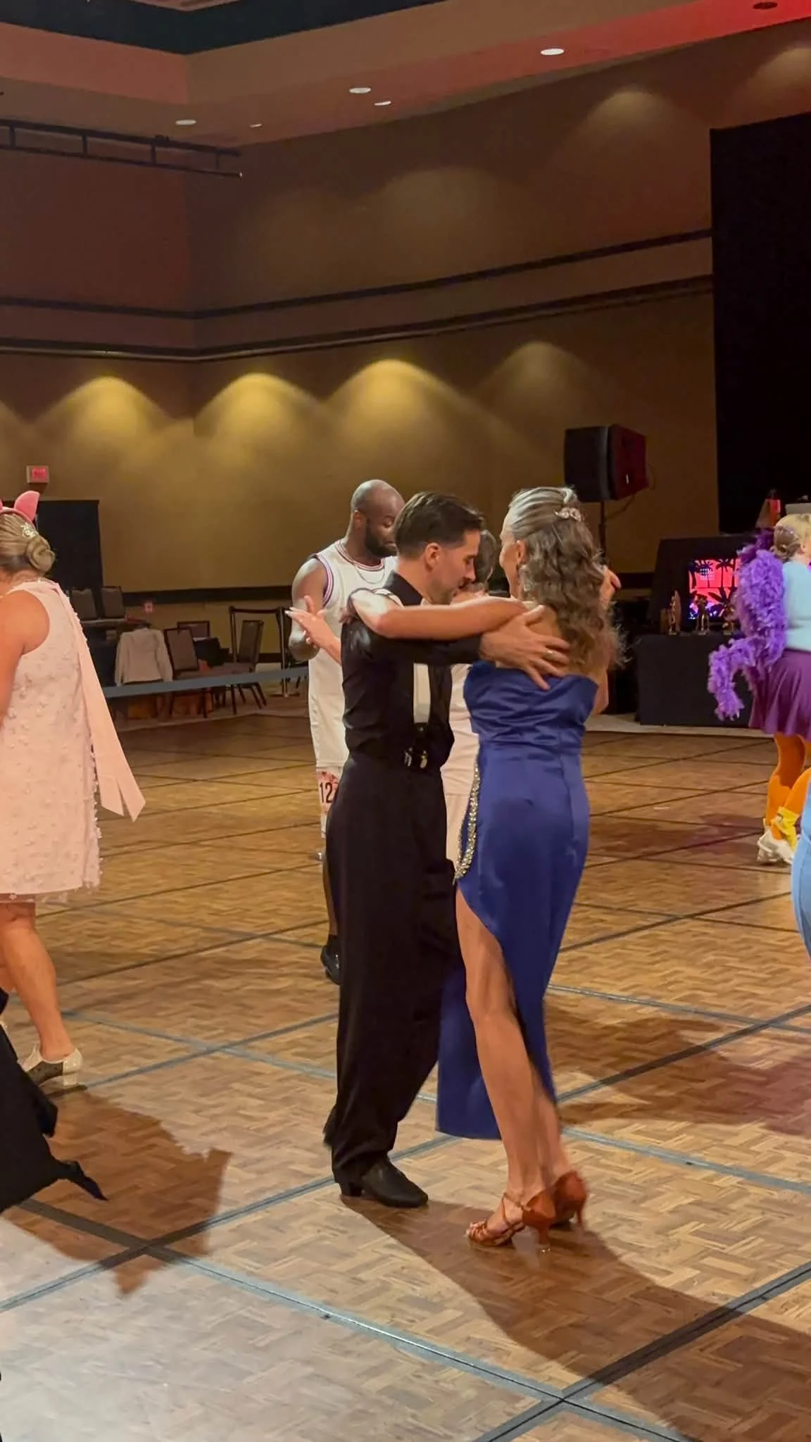 A pair dances together at the Hawaii Star Ball social evening
