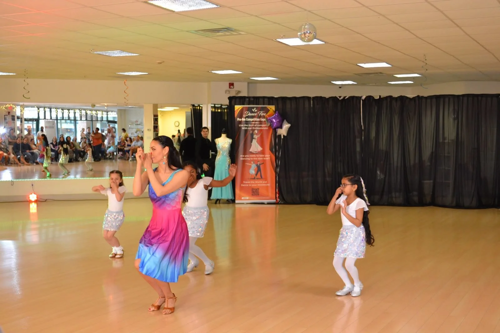 Young performers share the floor during the spring youth recital