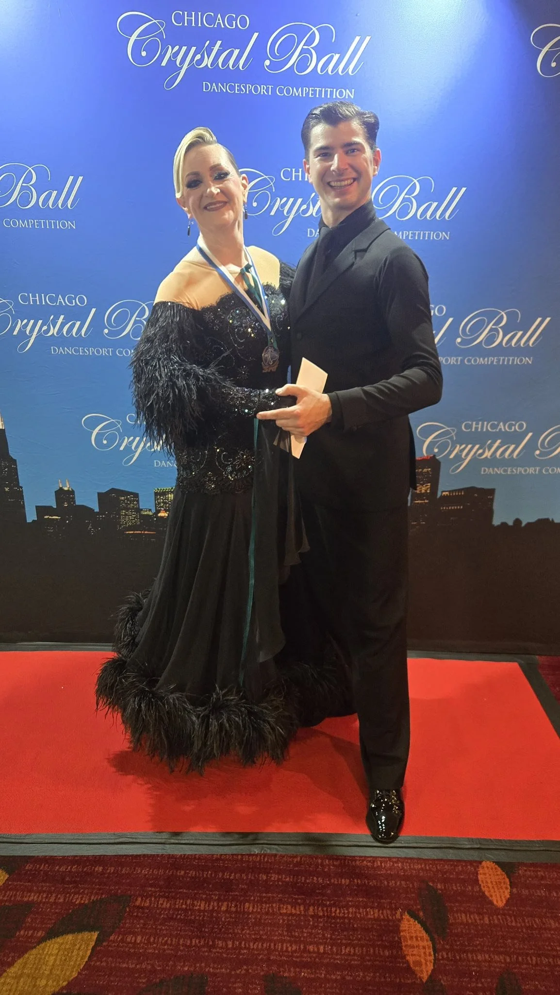 Ann-Marie and Florin at the Chicago Crystal Ball competition