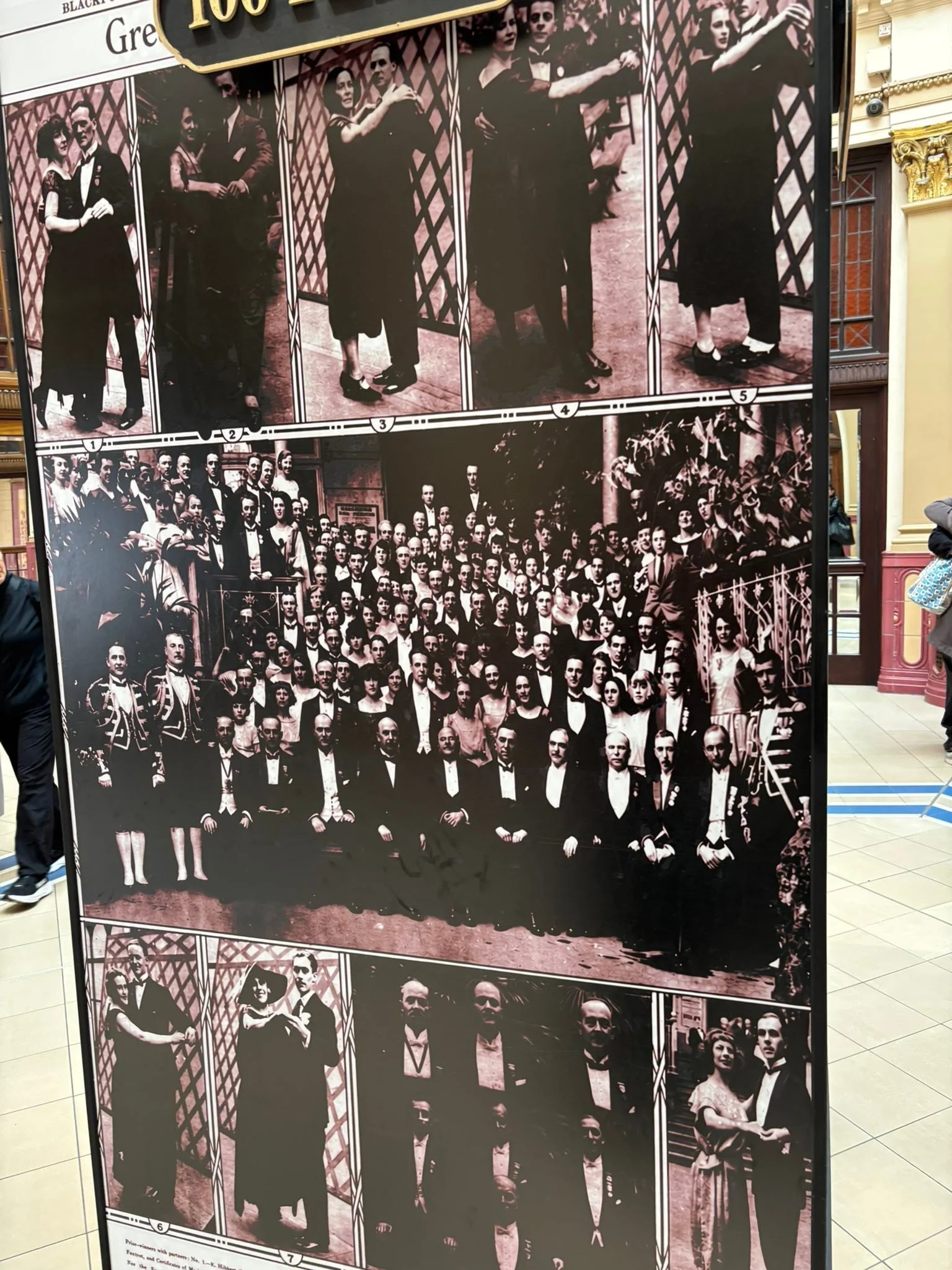 Historic dance photographs on display in Blackpool