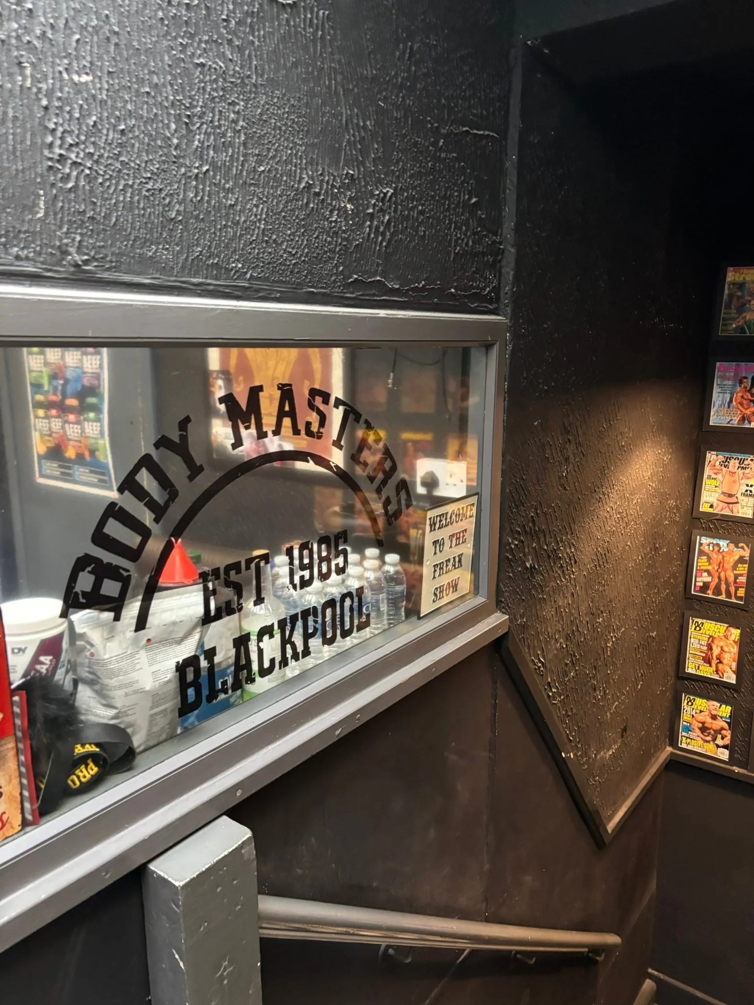 A Blackpool display honoring ballroom dance history