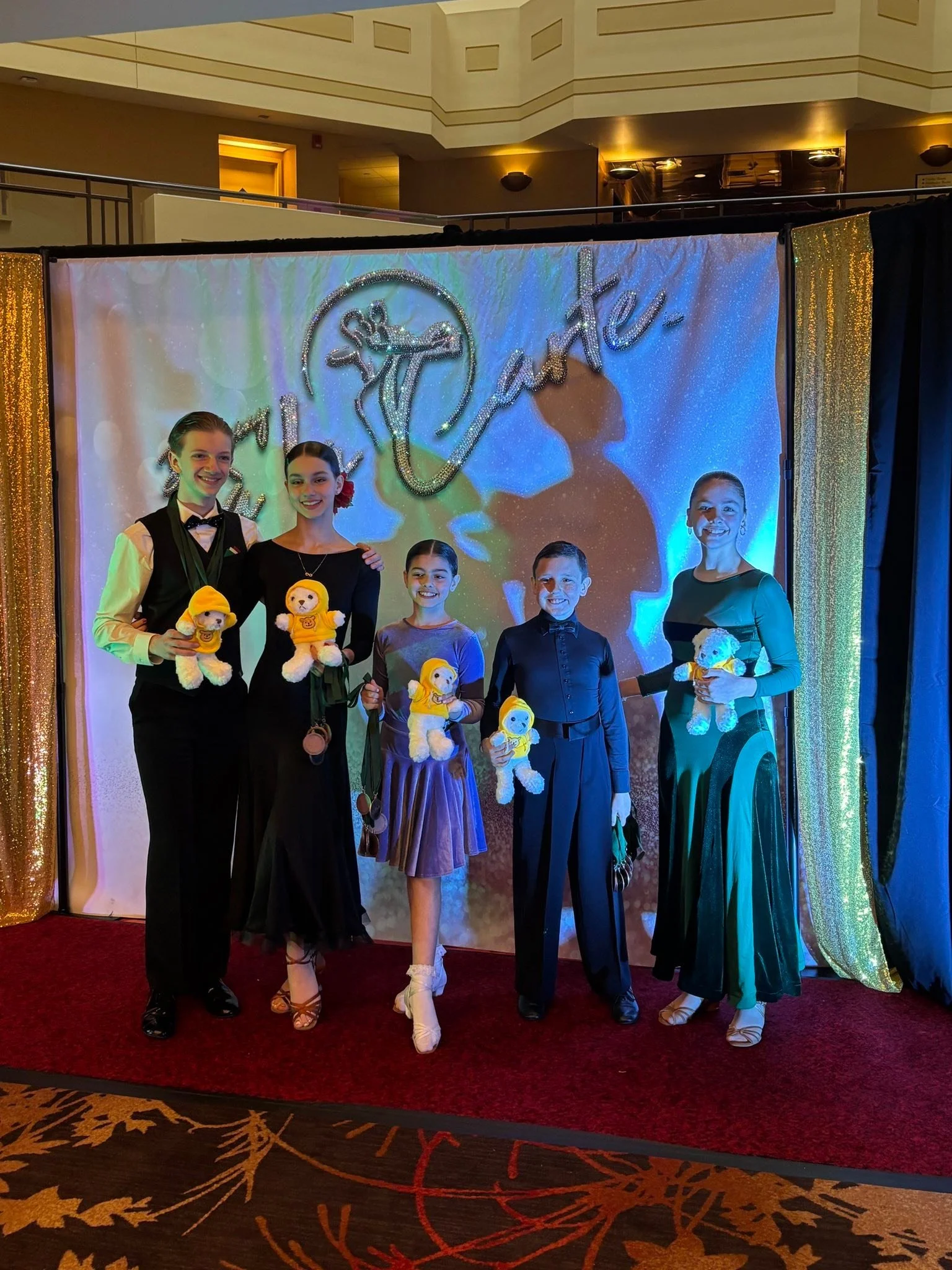 Dance Fire dancers and supporters at the Dancing a la Carte competition
