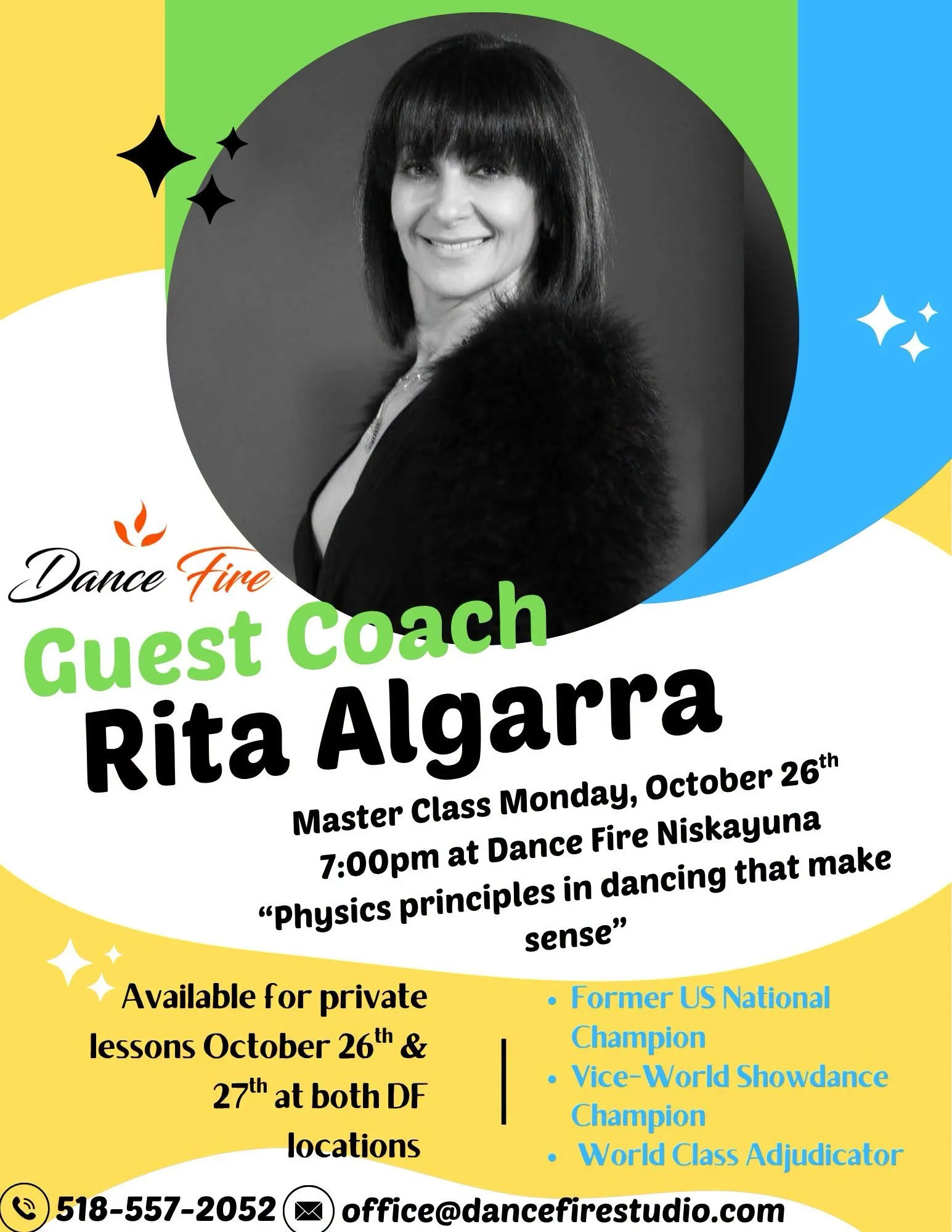 Rita Algarra’s October 26 Master Class Explores the Physics of Dance