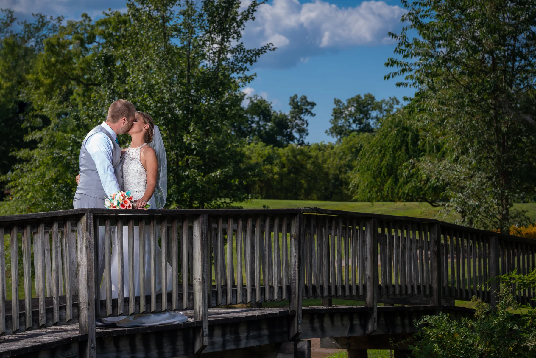 Our favorite bridge at the golf course that we went to for some Wedding Photos.
