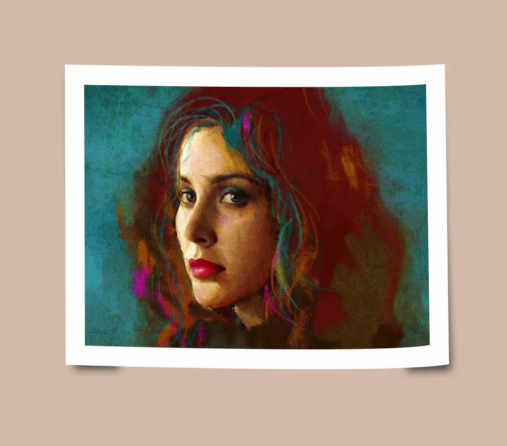 Digital painting in photoshop