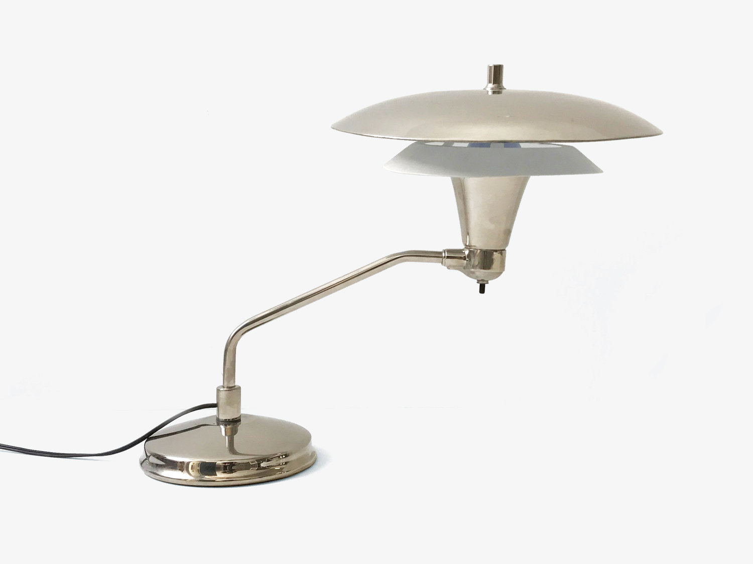40s Art Deco Flying Saucer Lamp La, Flying Saucer Lamp Shade