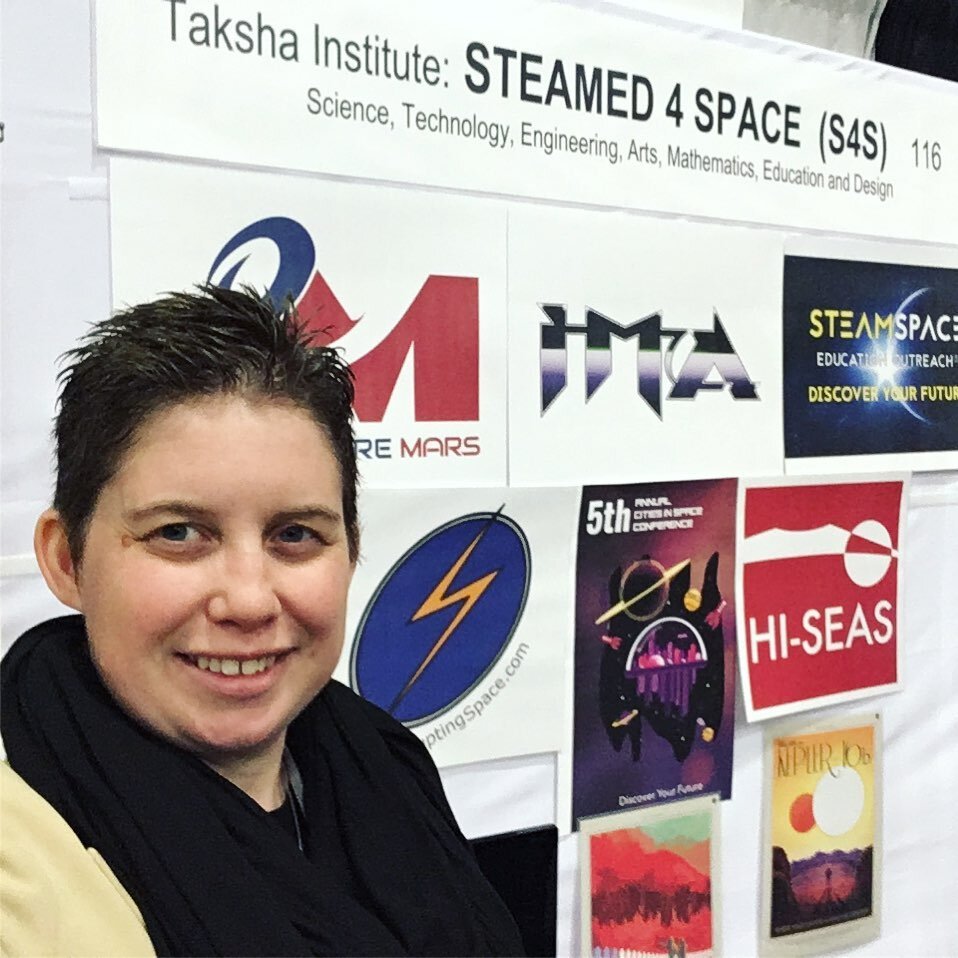 @disruptingspace is sharing a booth at IAC with Takisha Institute, the Journal of Smallsat Systems, @exploremars, HI-SEAS, @humanstomars and more!
