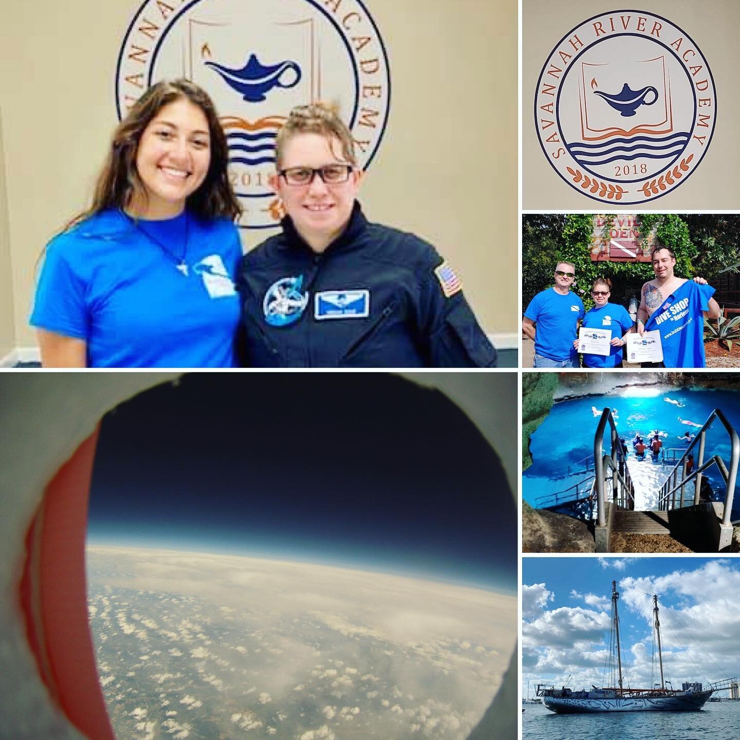 Summary photo of my most recent blog post! All the cool things I&rsquo;ve been up to in the Amazing month of May! From learning to dive to launching weather balloons with the kids from Savannah River Academy and NOAA to preparing to set out on an oce