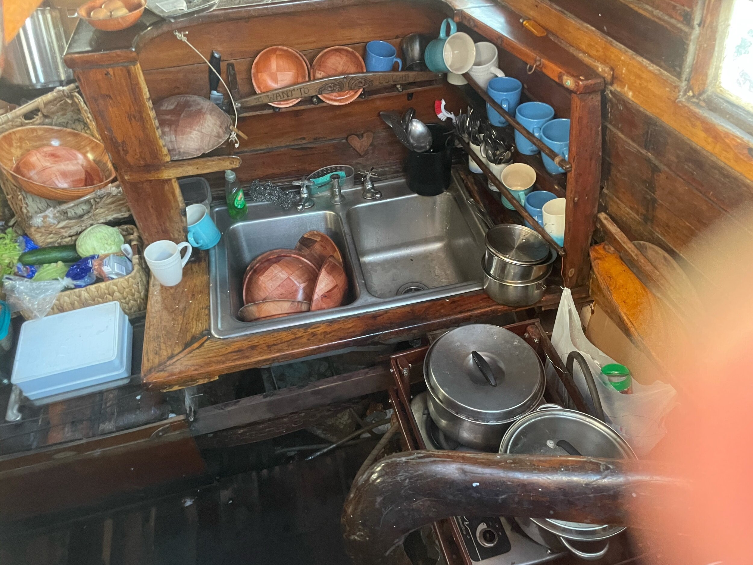 Galley for cooking