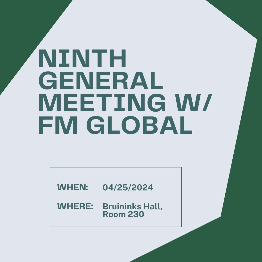 Come hang out with SWE UMN to hear about upcoming events, meet other SWEople, and eat free pizza! This event will be hosted by FM Global, come learn about them and the opportunities they have for students!