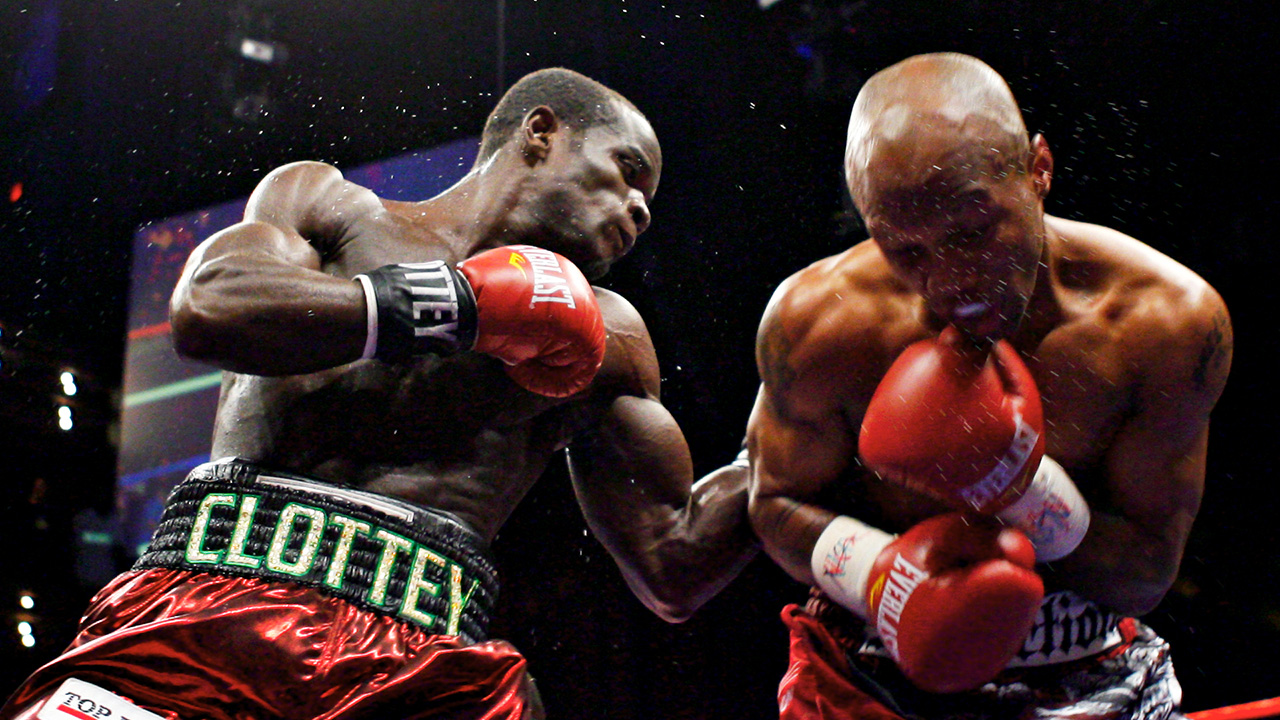 Clottey methodically breaking down Zab Judah for the crown