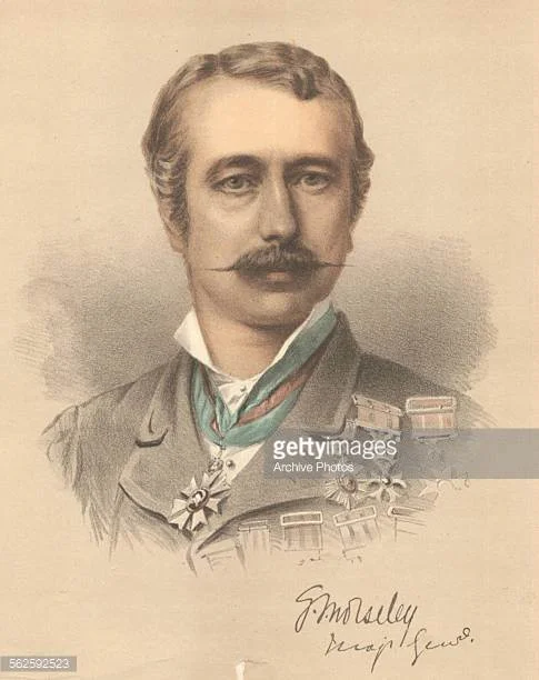 On October 2, 1873, Sir Garnet Wolseley arrives in the Gold Coast as Governor.