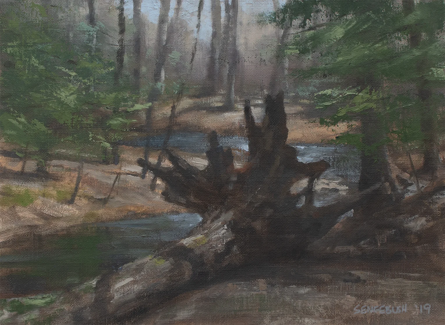 Amethyst Brook 02 - 15"x11" - $190