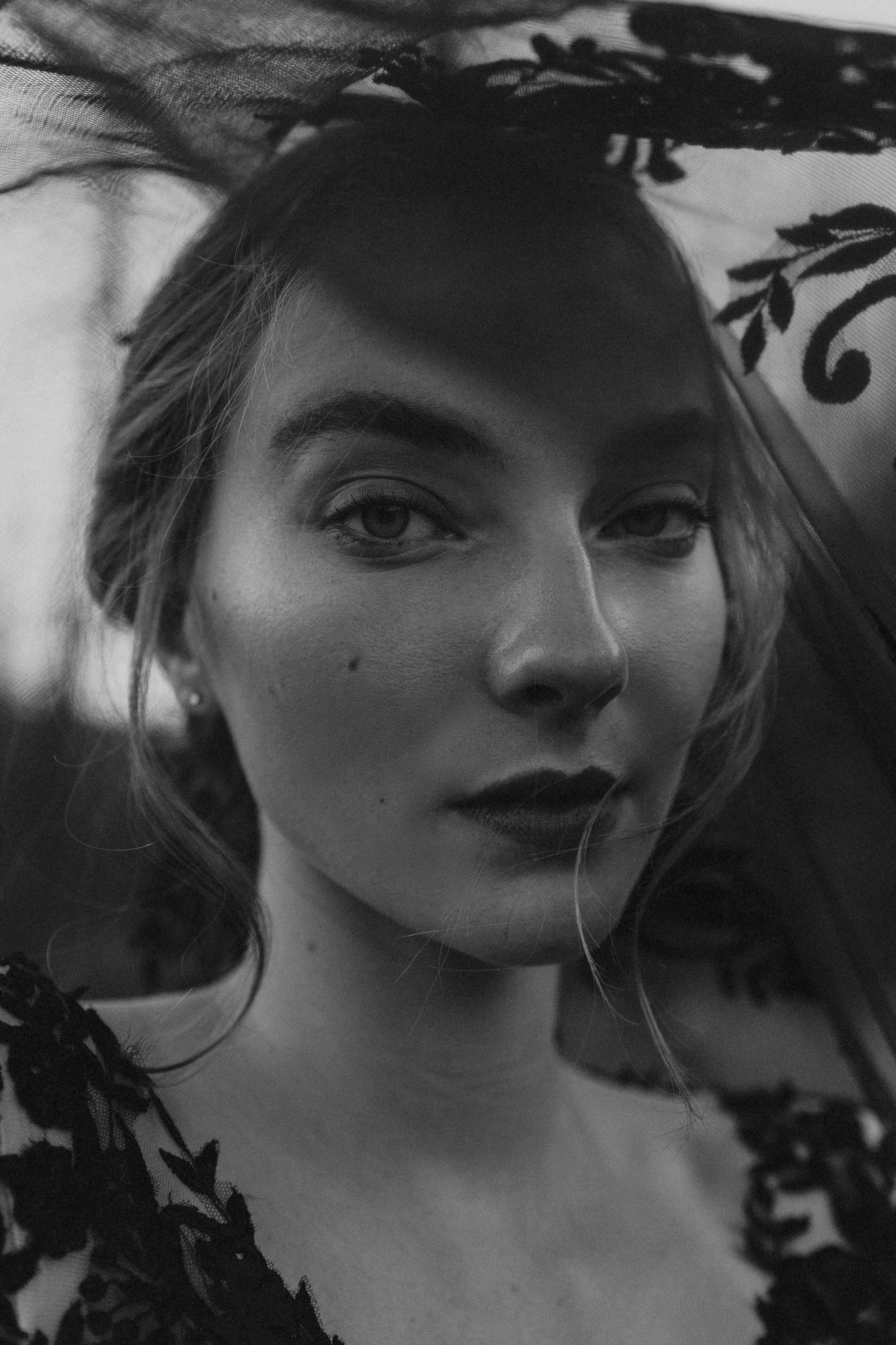 Autumn Bridal Editorial - Black Wedding Dress | Southern California Wedding Photographer
