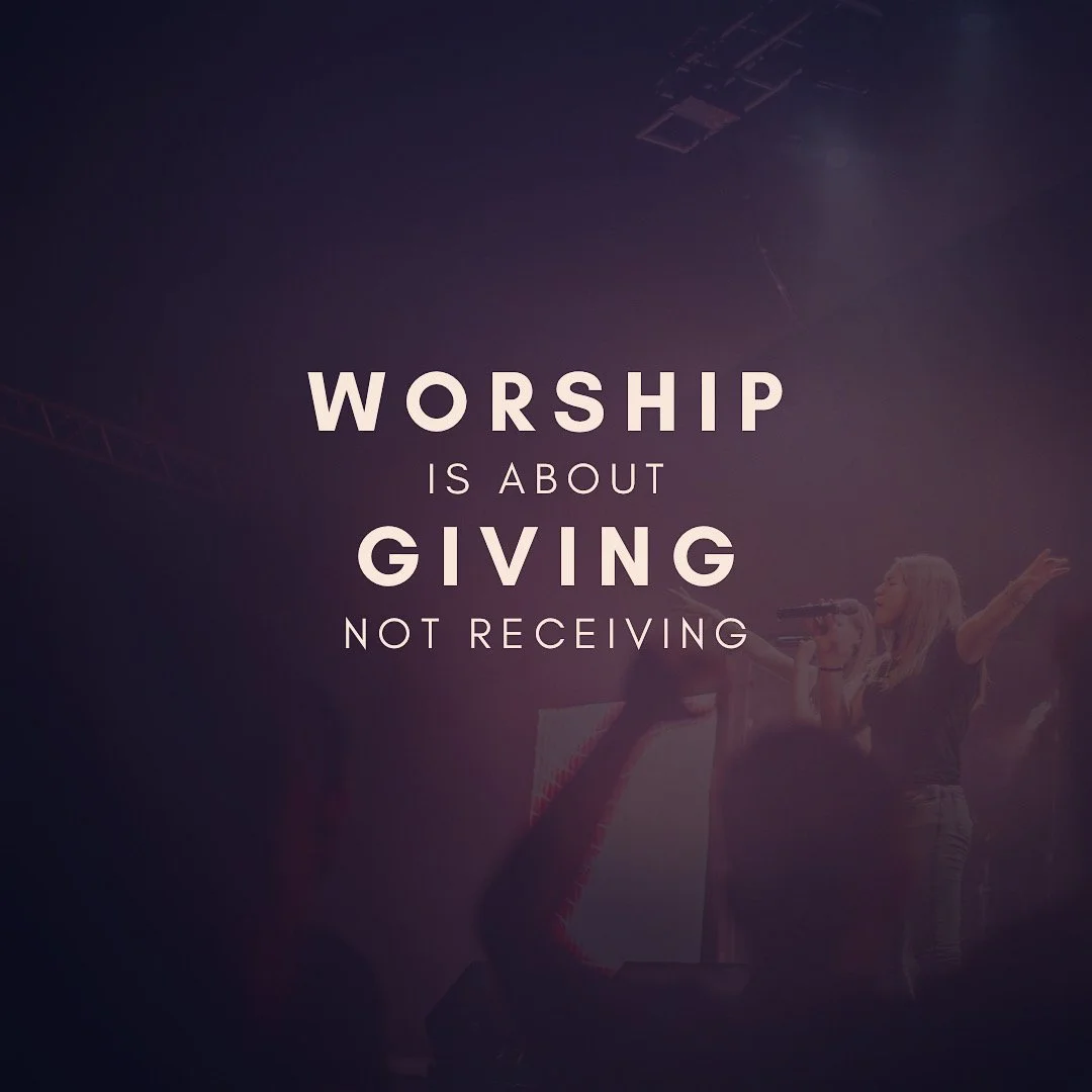 Remember What Worship is About