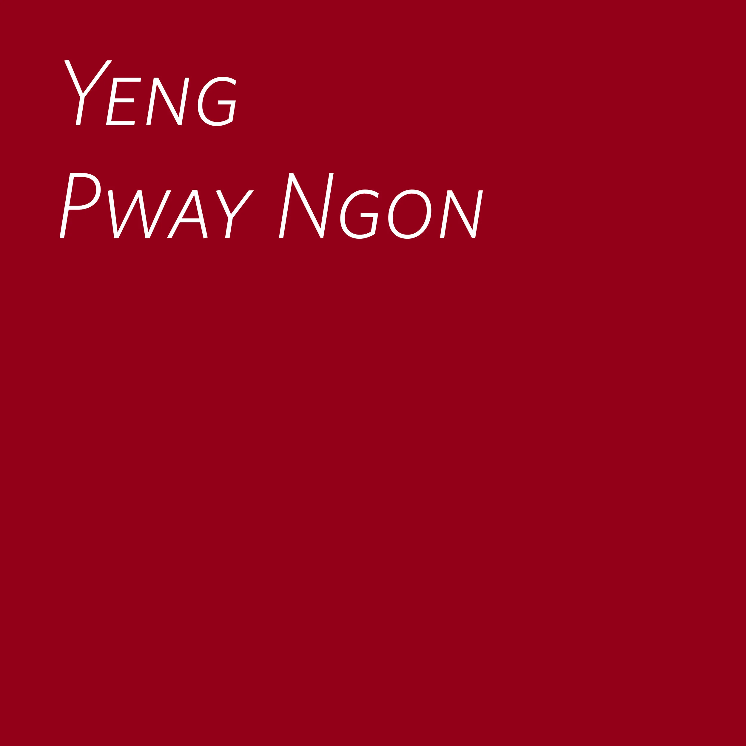 Poemas Yeng Pway Ngon